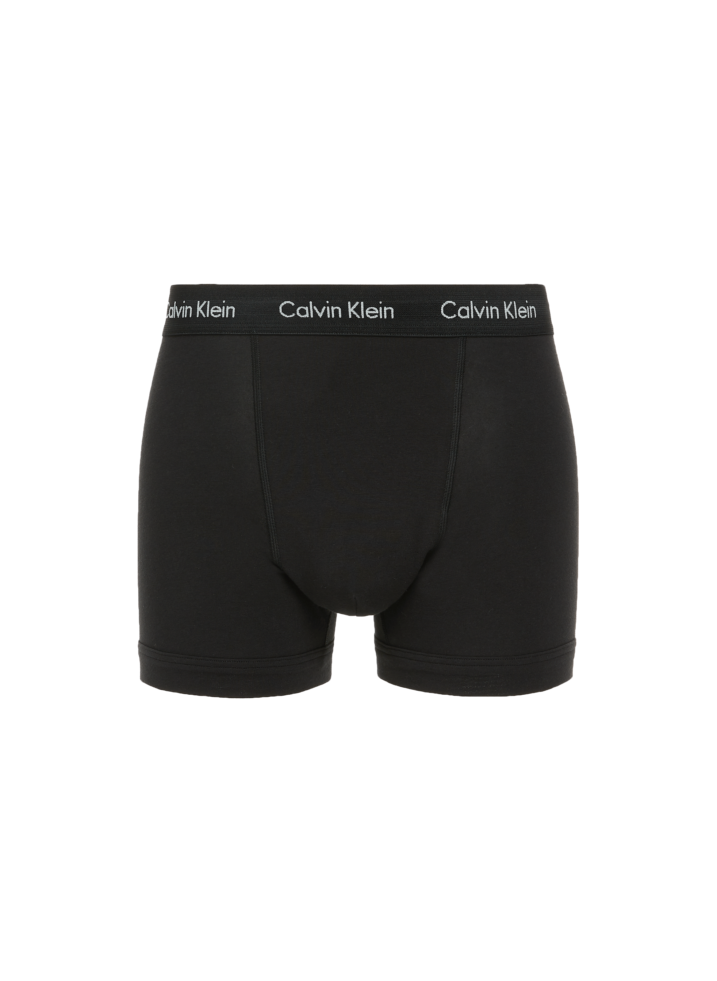 CALVIN KLEIN Pack of three cotton stretch boxers Black