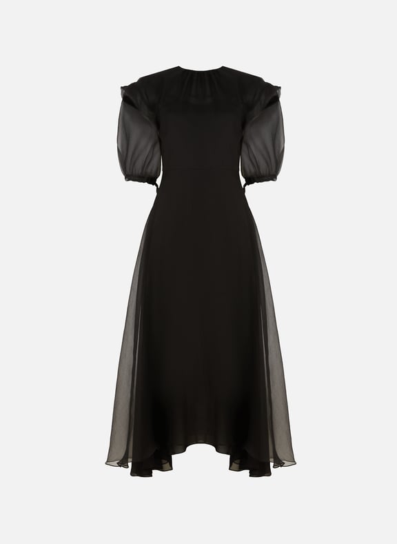 Robe en organza de soie MINUIT Robe en organza de soie MINUIT