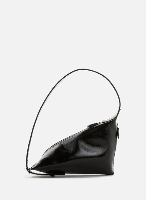 One bag leather handbag Black COURRÈGES 