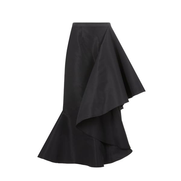 Jupe mi-longue drapé