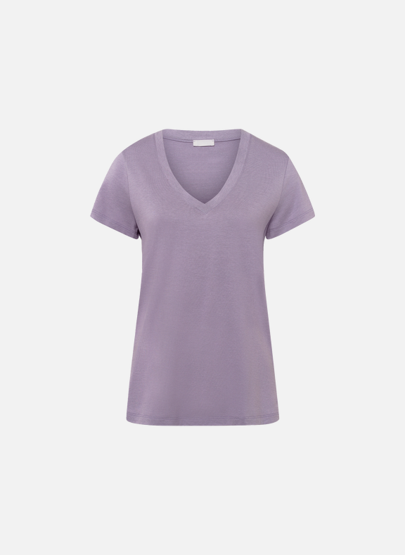 HANRO Short-sleeved T-shirt Purple