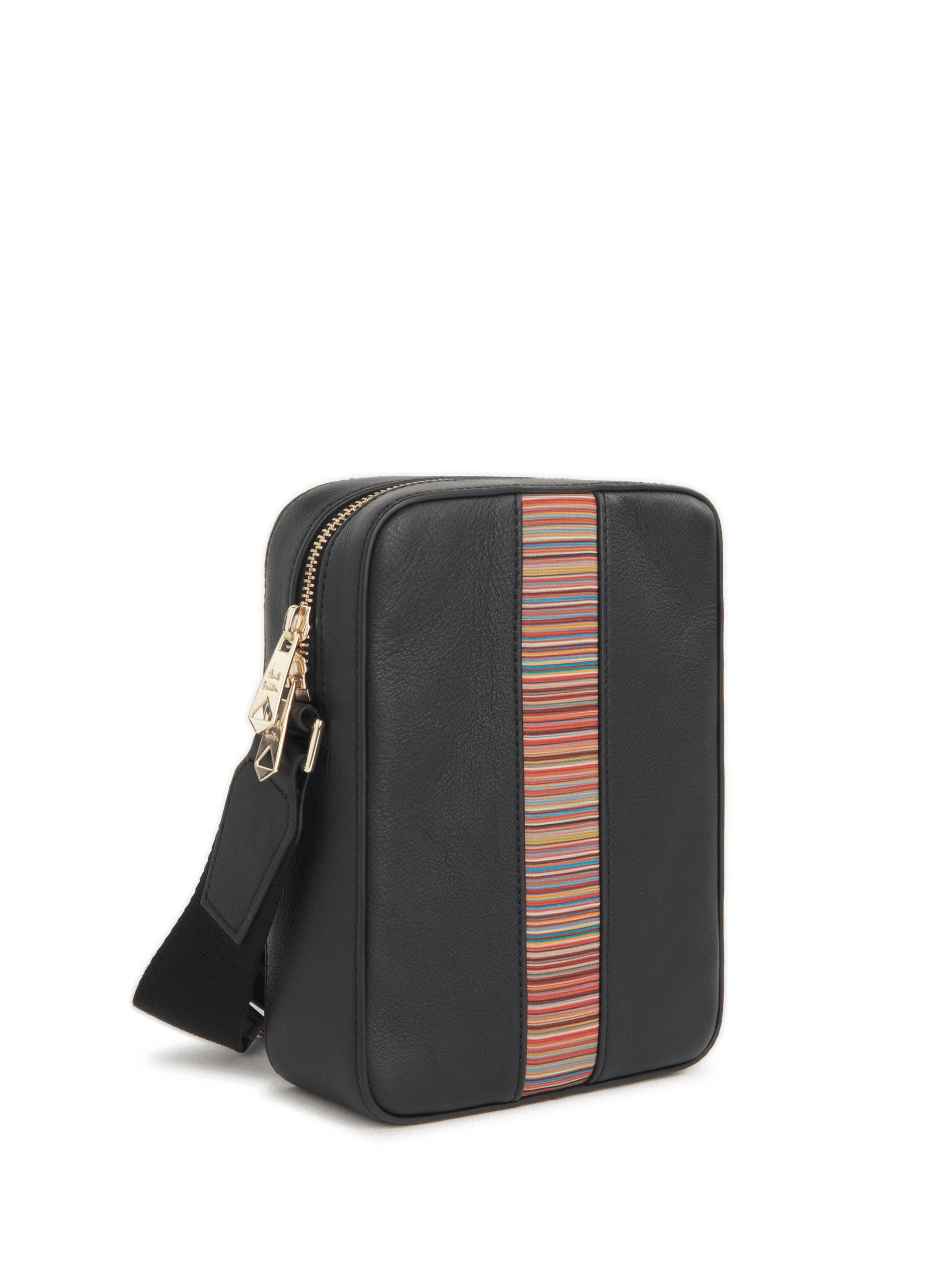 Sac à bandoulière en cuir PAUL SMITH Noir