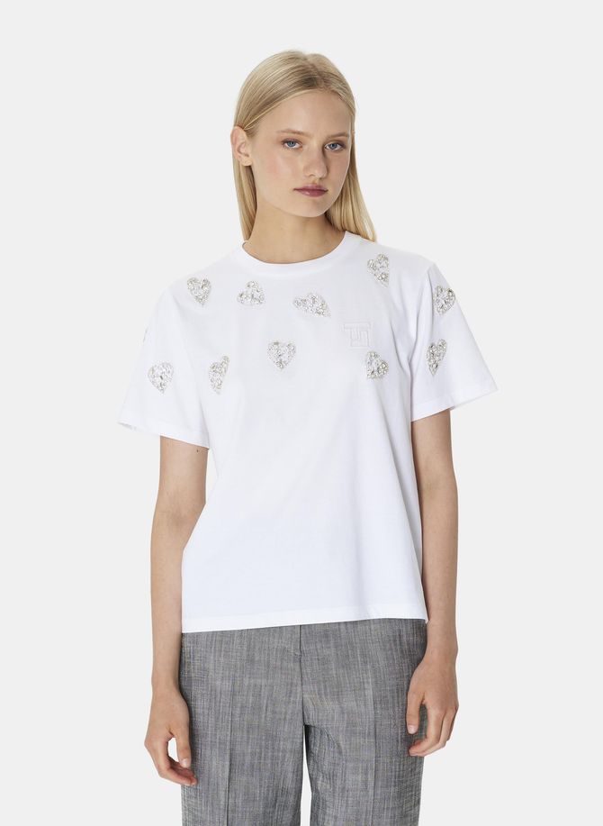 T-shirt  uni longueur standard manches courtes col rond - taralove TARA JARMON