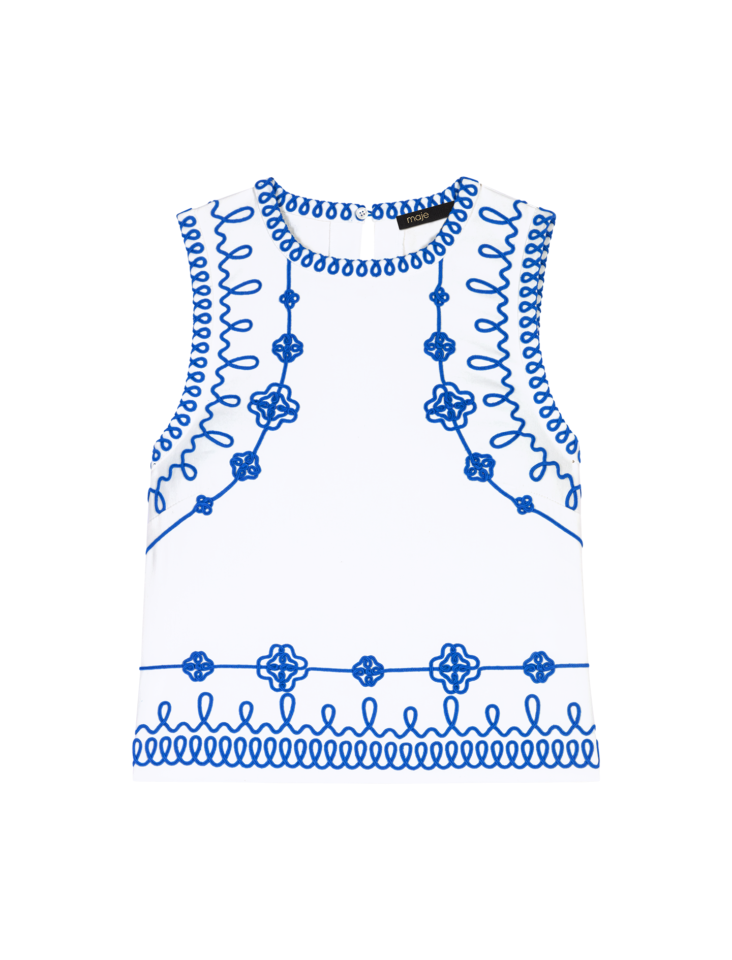 T-shirt ZEF Brodé Blanc Cassé - Taille 10 Ans - Neuf Avec étiquettes - Pour Fille
