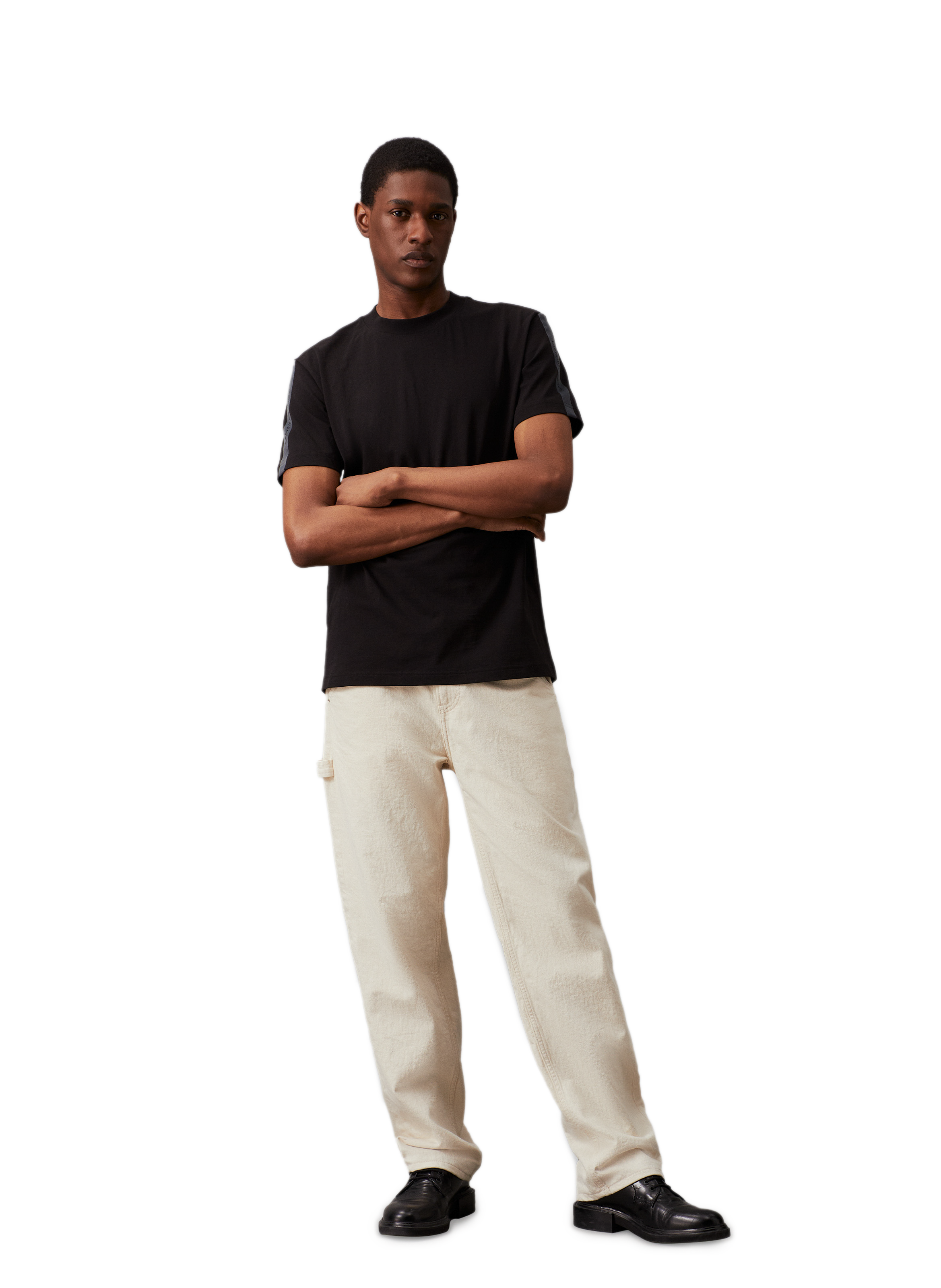 Jean Carpenter droit  CALVIN KLEIN Blanc