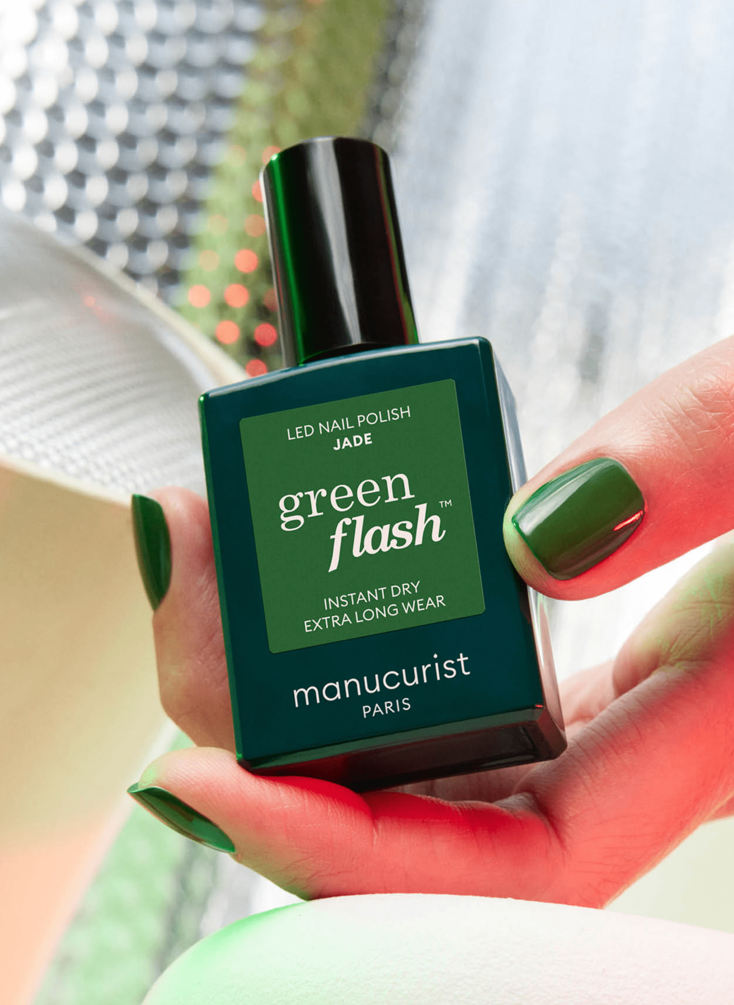 Green Flash Nail Polish MANUCURIST Jade