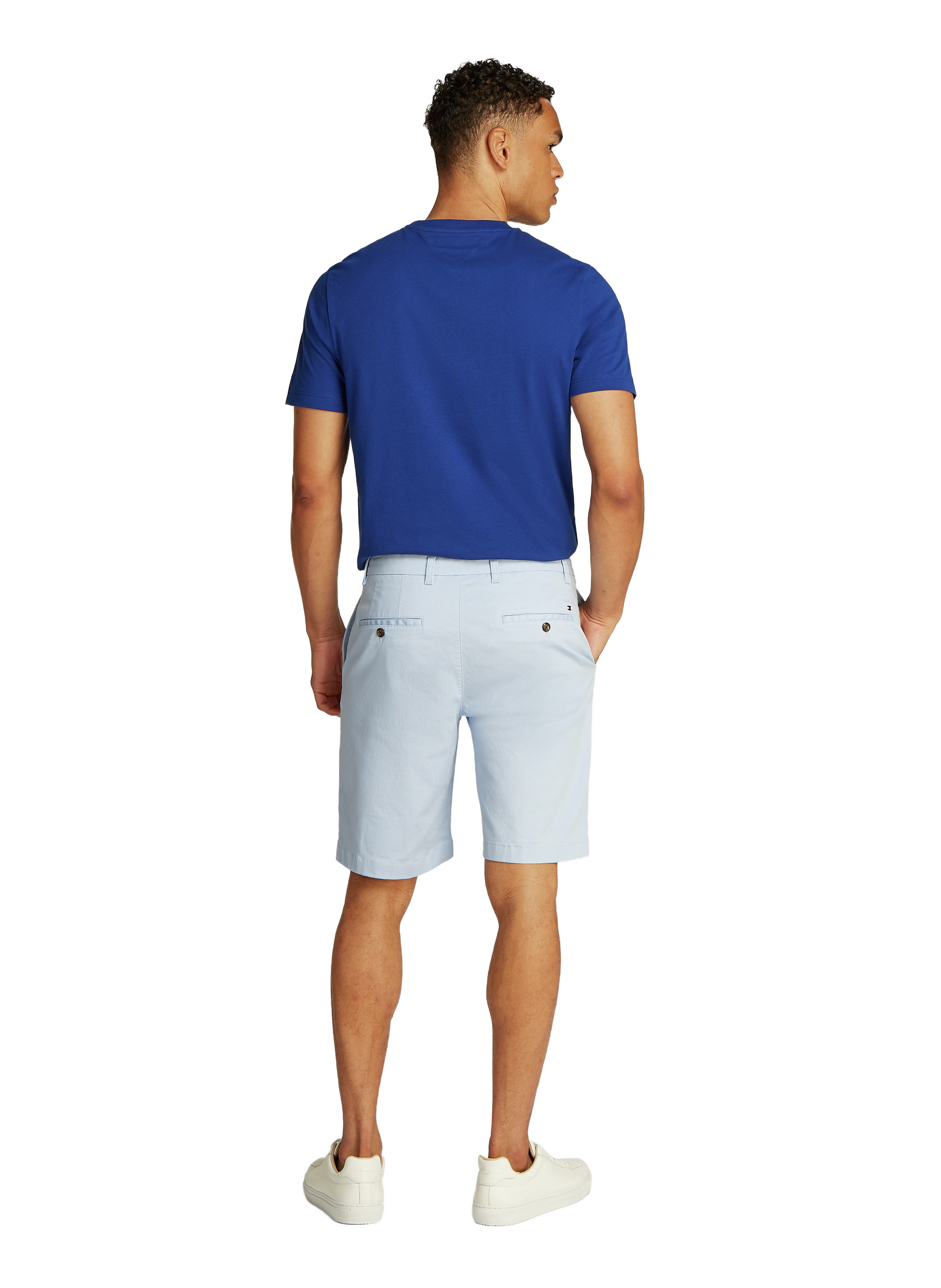 Short chino en coton TOMMY HILFIGER Bleu