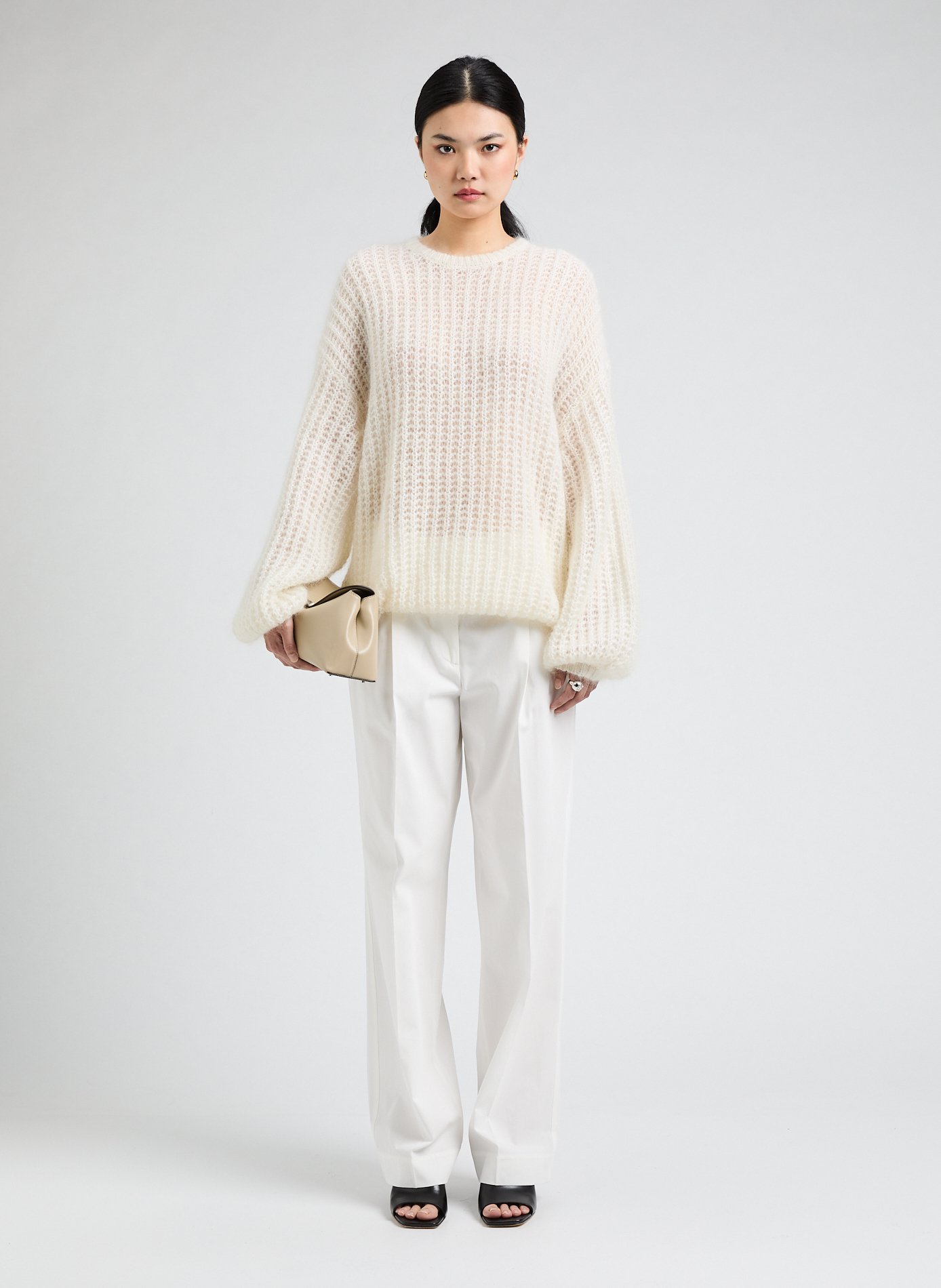 Cotton-blend jumper TOTEME White