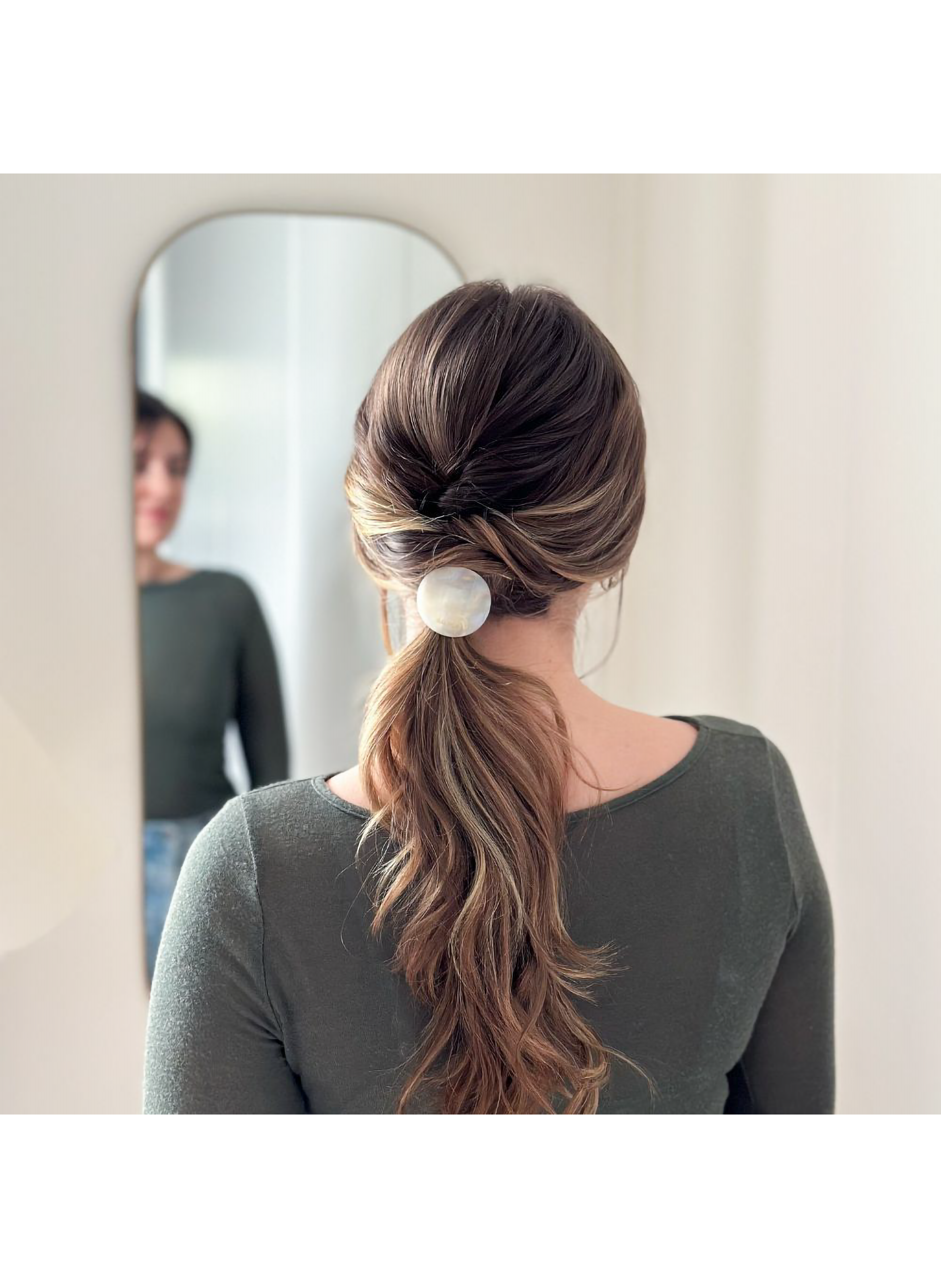 Mother-of-pearl elastic band BACHCA No color