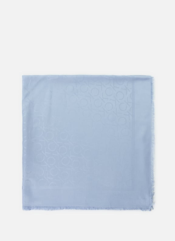 Foulard à imprimé Bleu by CALVIN KLEIN CALVIN KLEIN Foulard à imprimé Bleu