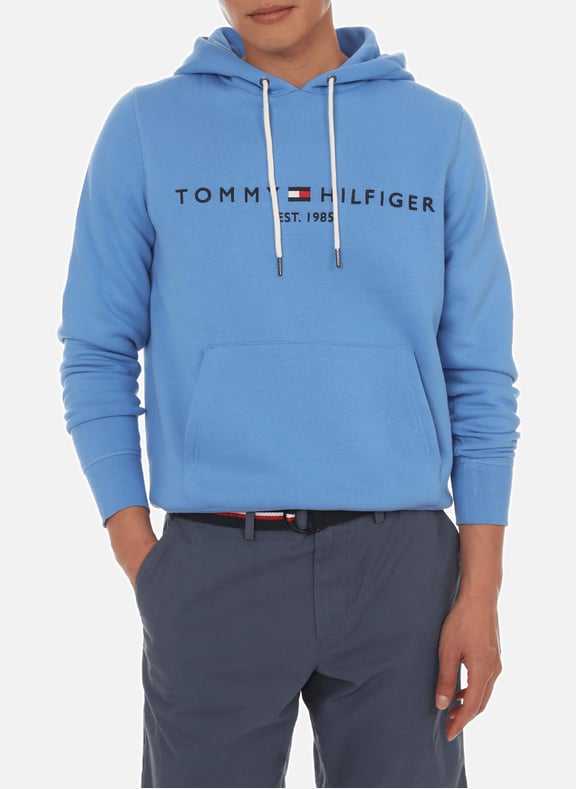 Hoodie en coton Bleu by TOMMY HILFIGER TOMMY HILFIGER Hoodie en coton Bleu