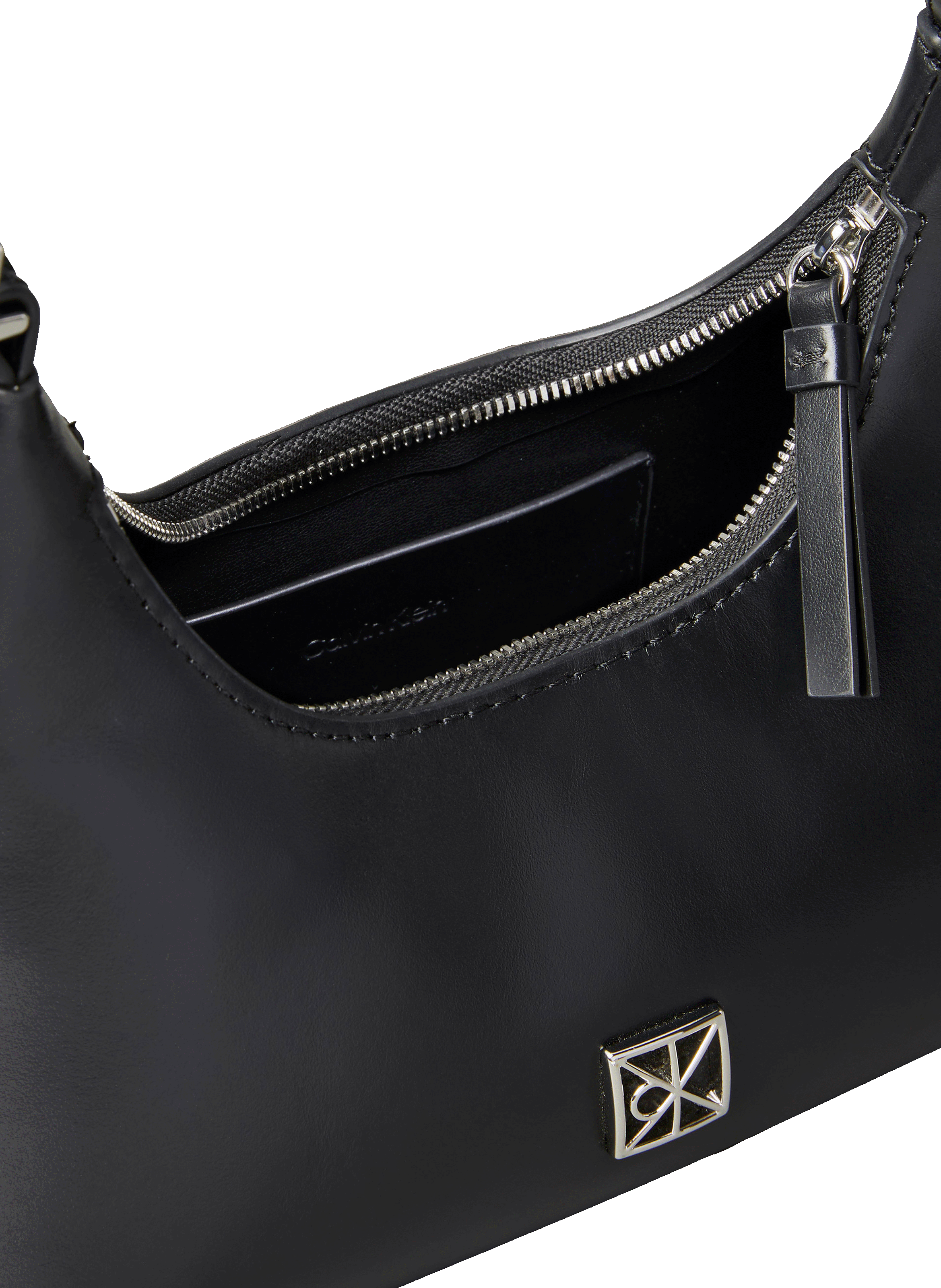 Sac bandoulière en cuir  CALVIN KLEIN Noir