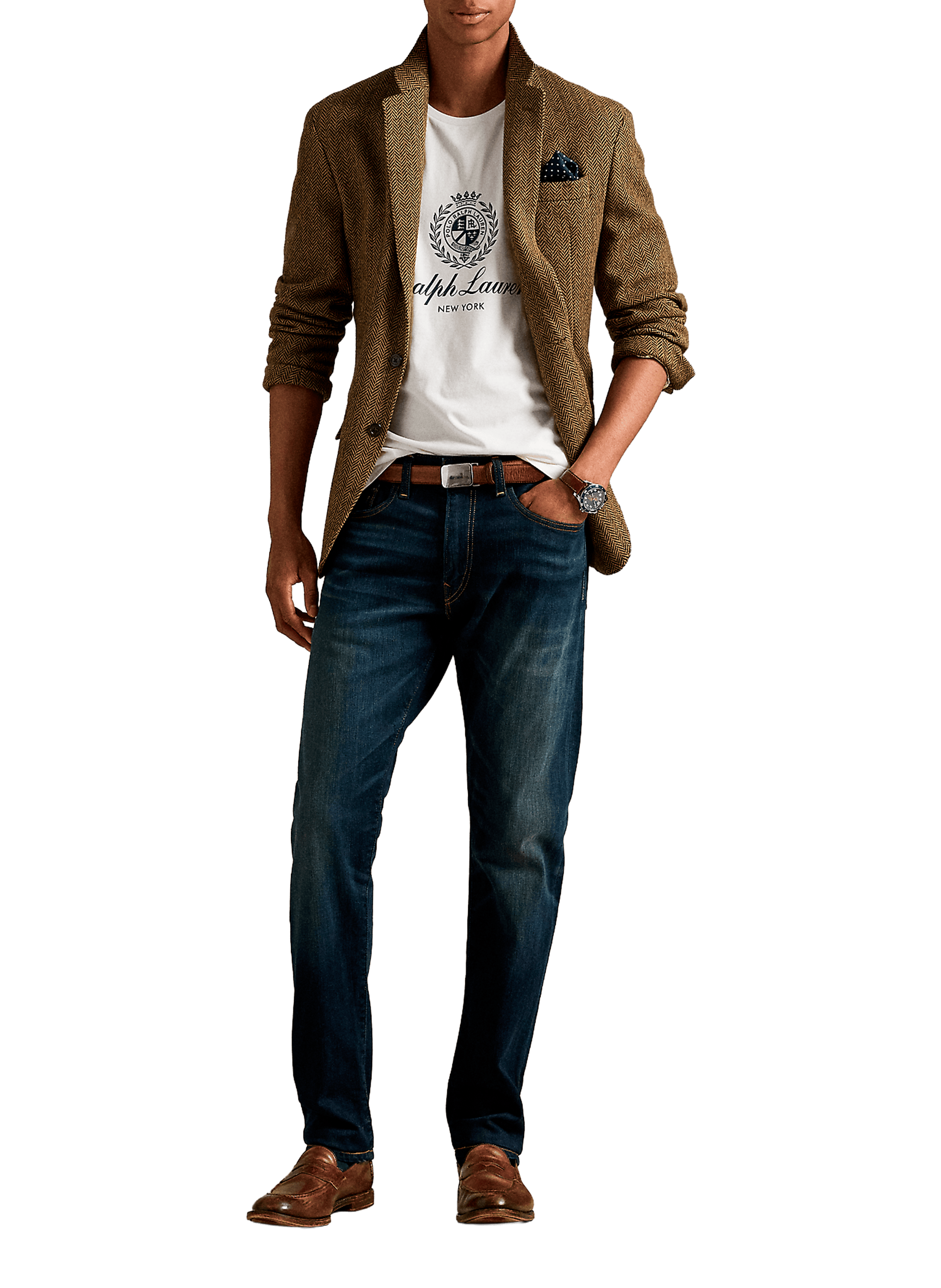 Straight-fit cotton T-shirt POLO RALPH LAUREN White