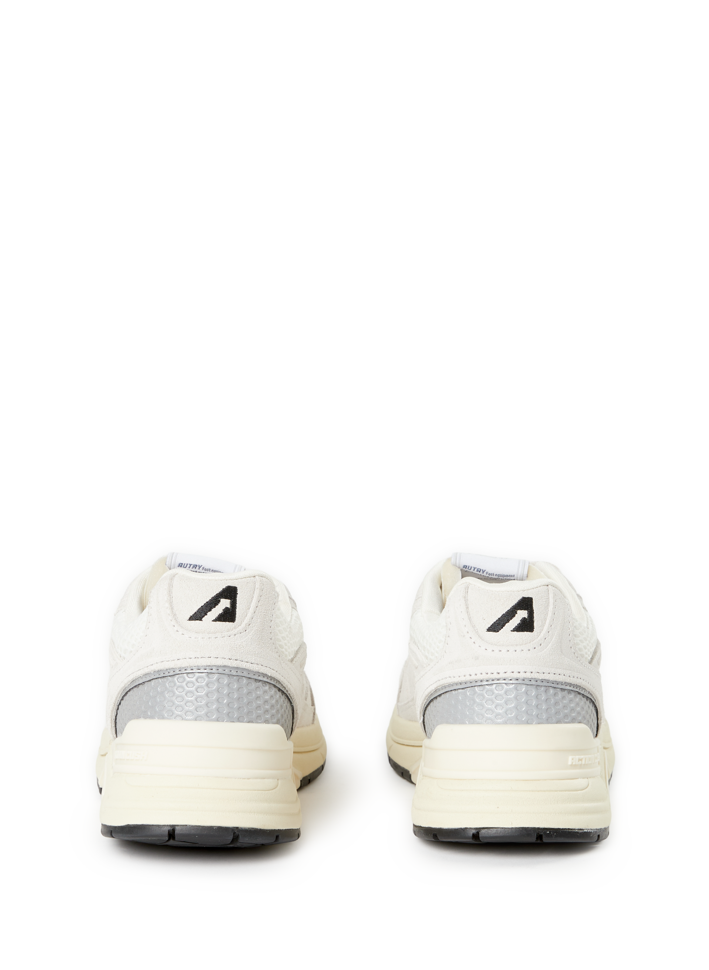 Baskets crantées bi-matière AUTRY Blanc