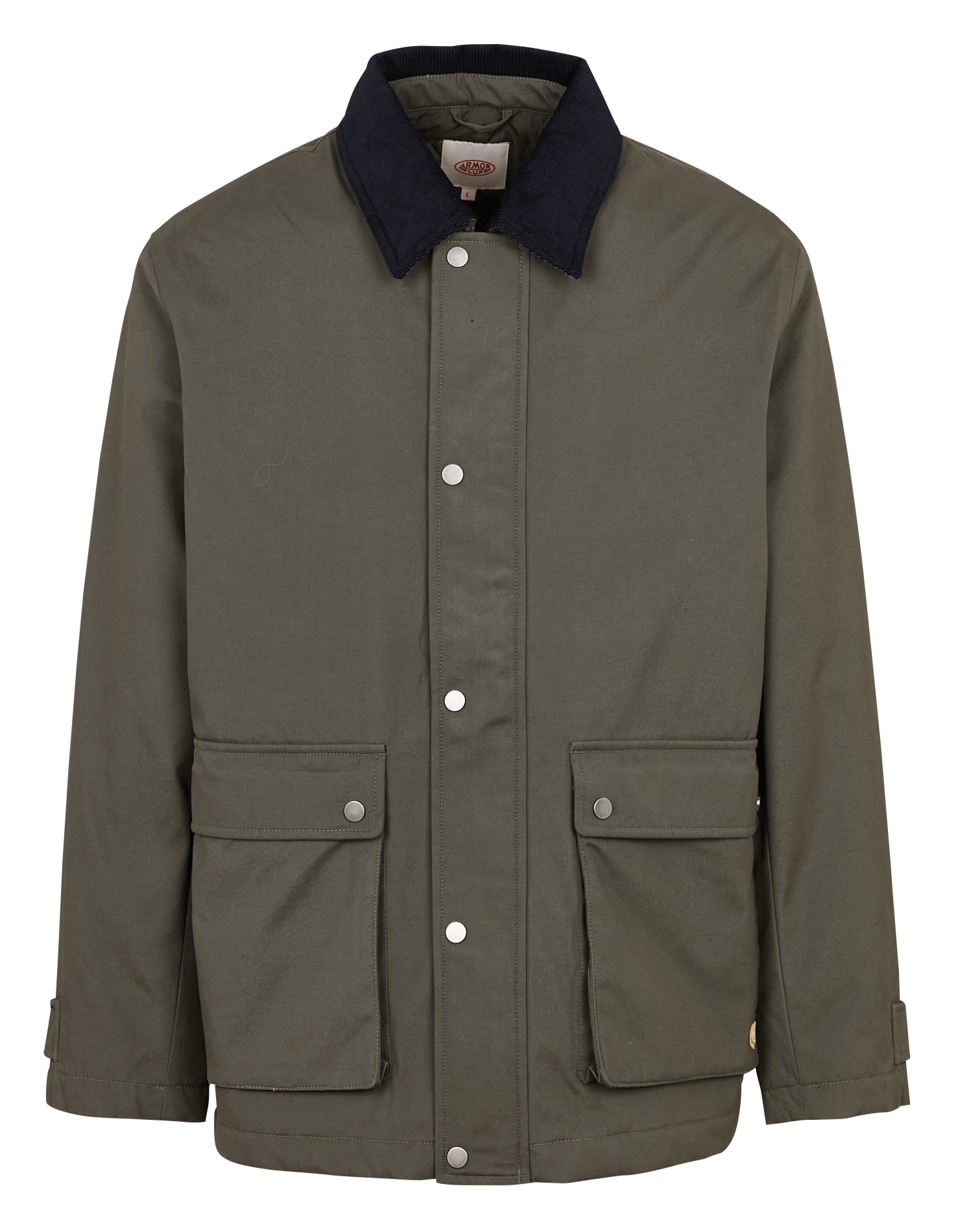 Manteau col classique en coton ARMOR-LUX Kaki