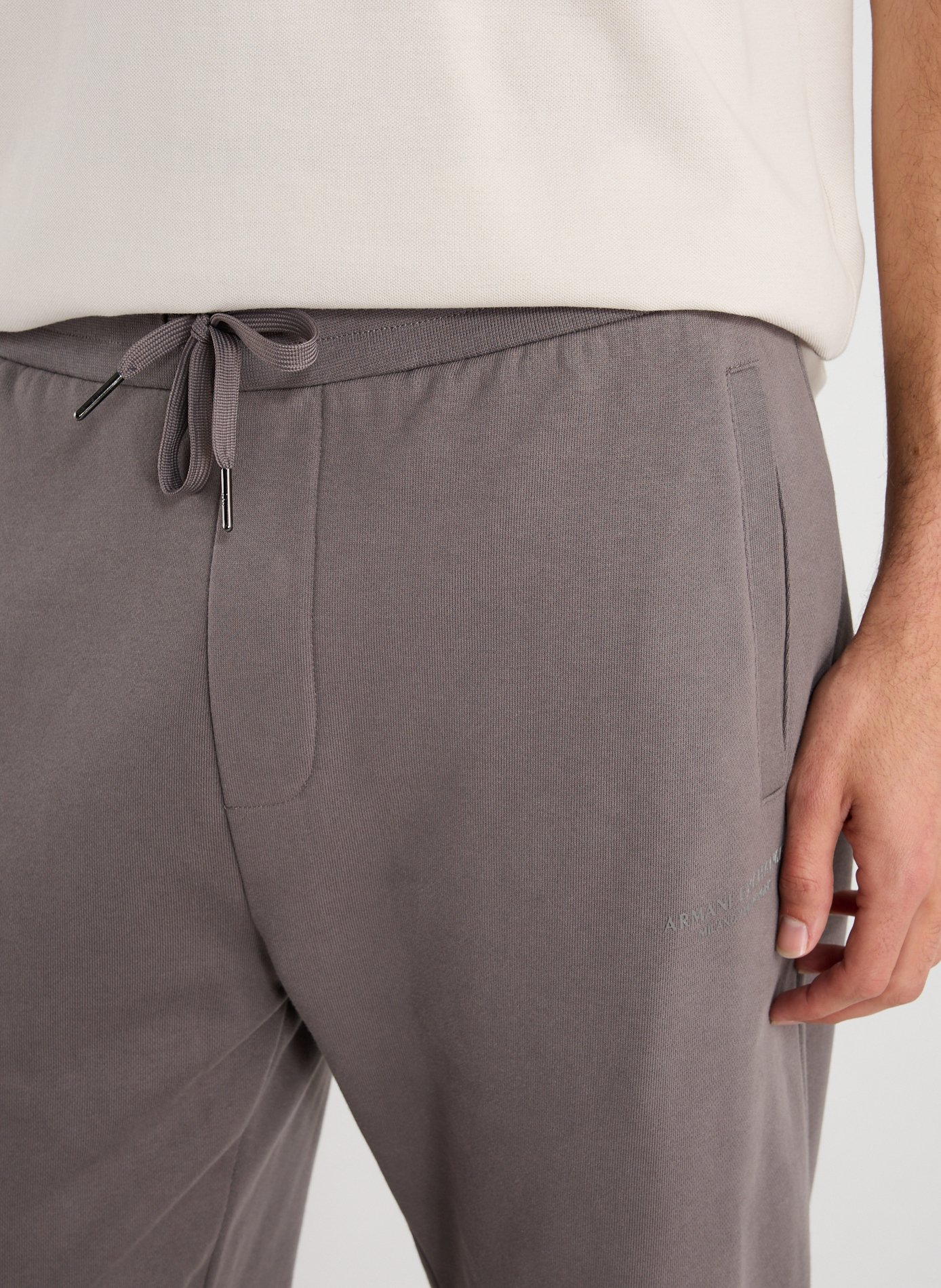 Cotton joggers ARMANI EXCHANGE Brown