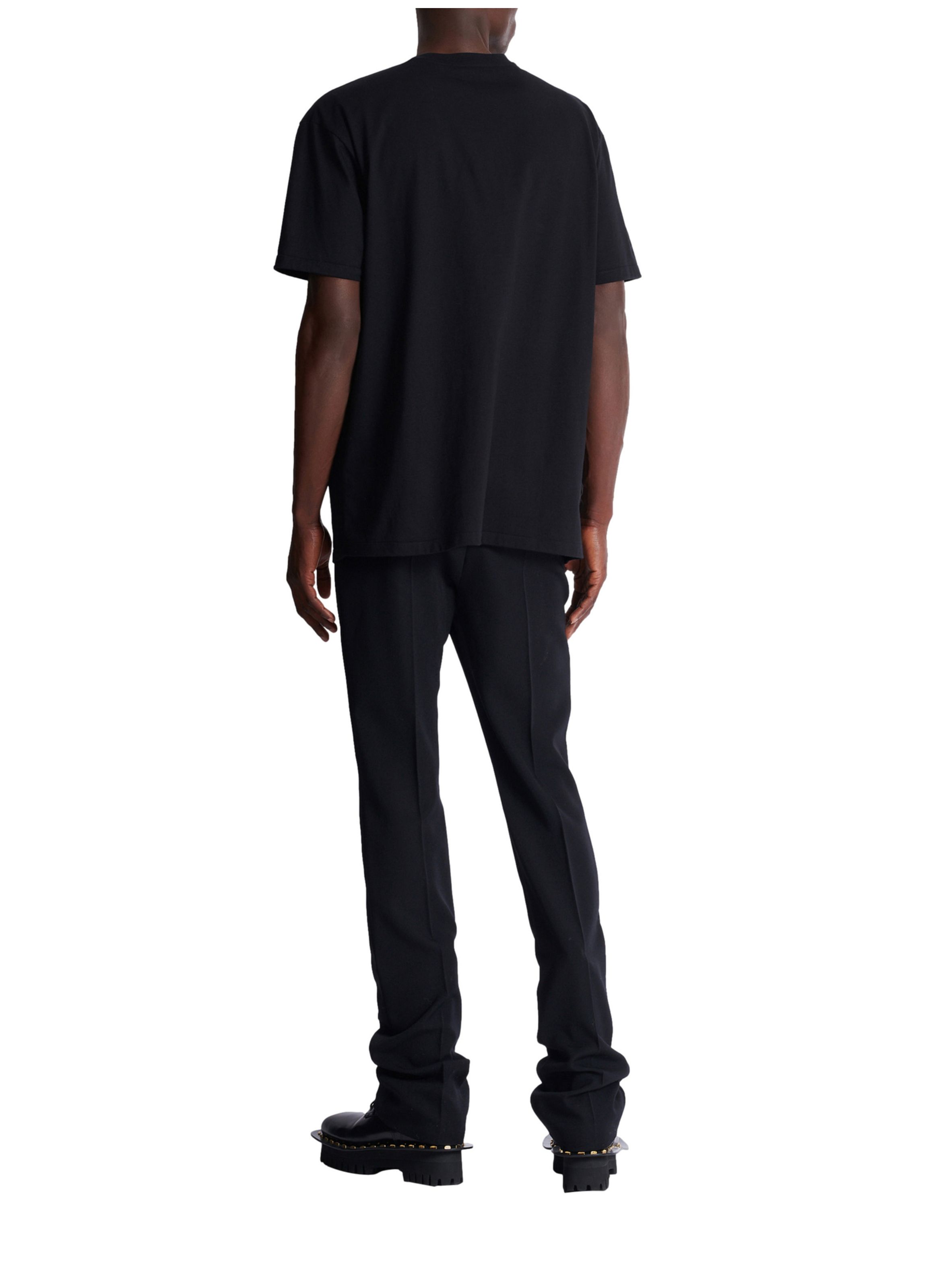 T-shirt à imprimé BALMAIN Noir