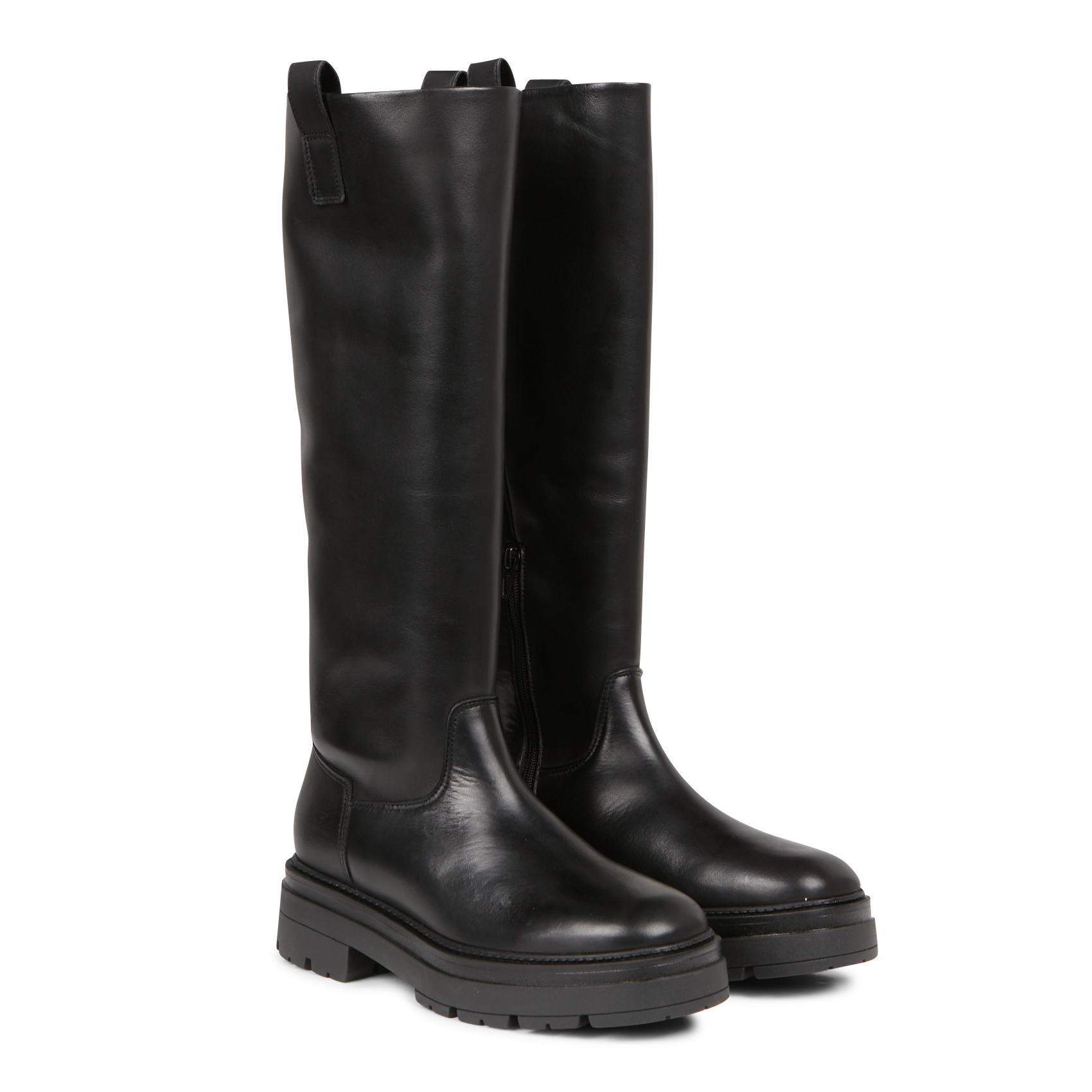 Bottes en cuir picussia JONAK Noir