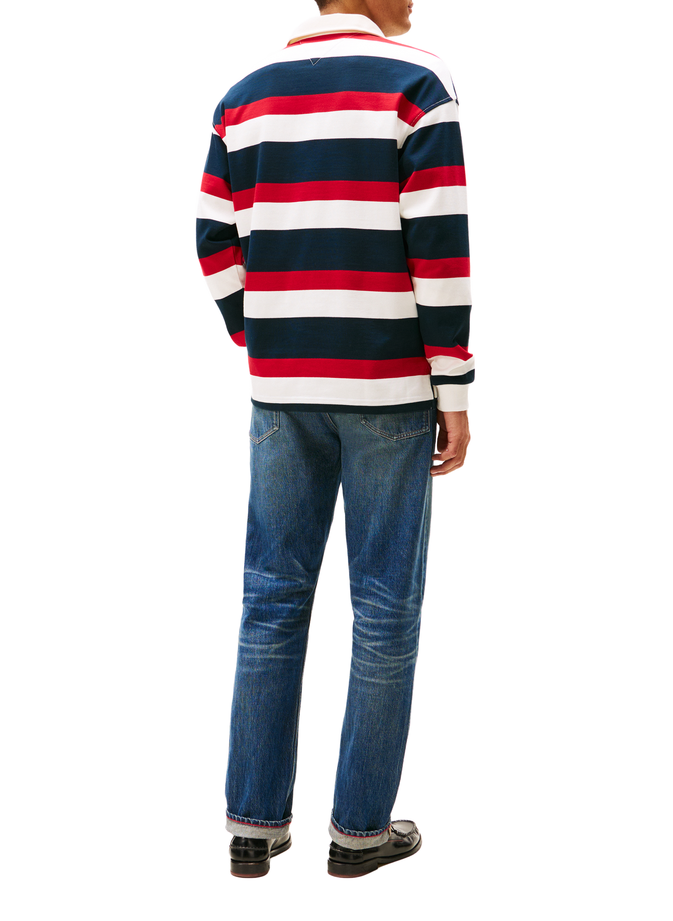 Striped long-sleeve cotton polo TOMMY HILFIGER Multicolour