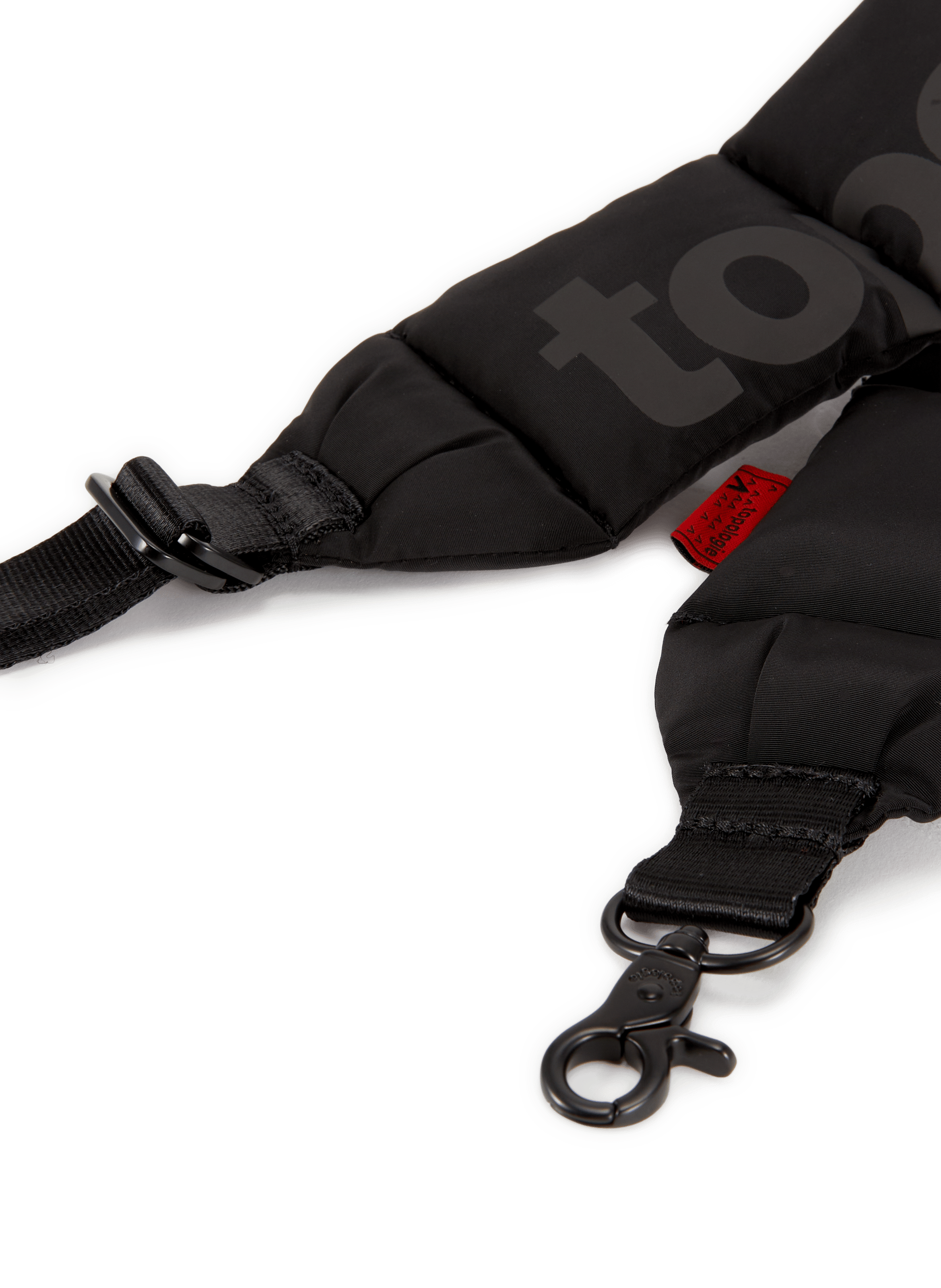 Logo Puffer Strap Sling TOPOLOGIE Black