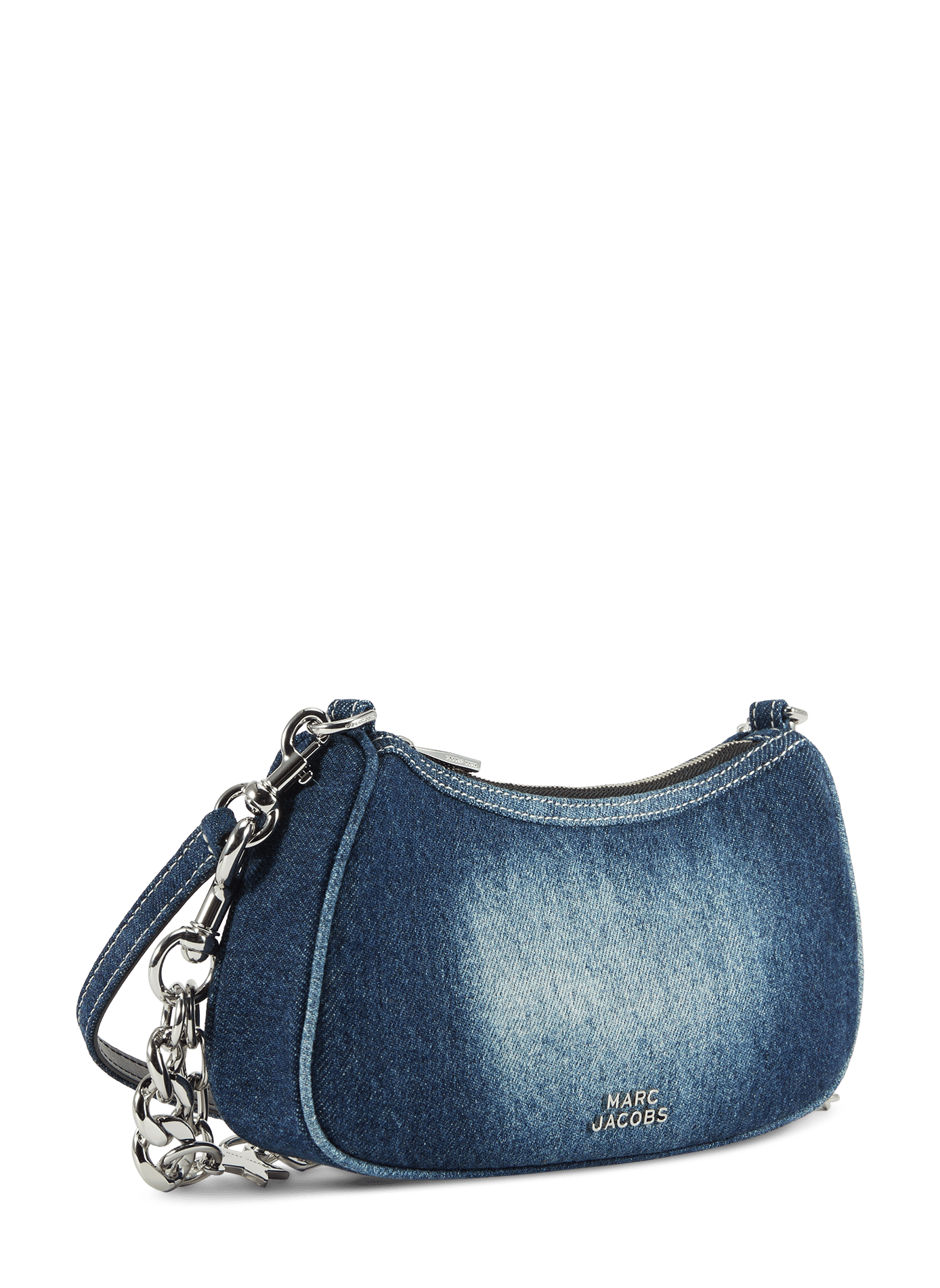 Sac à main dénim porté épaule MARC JACOBS Blu