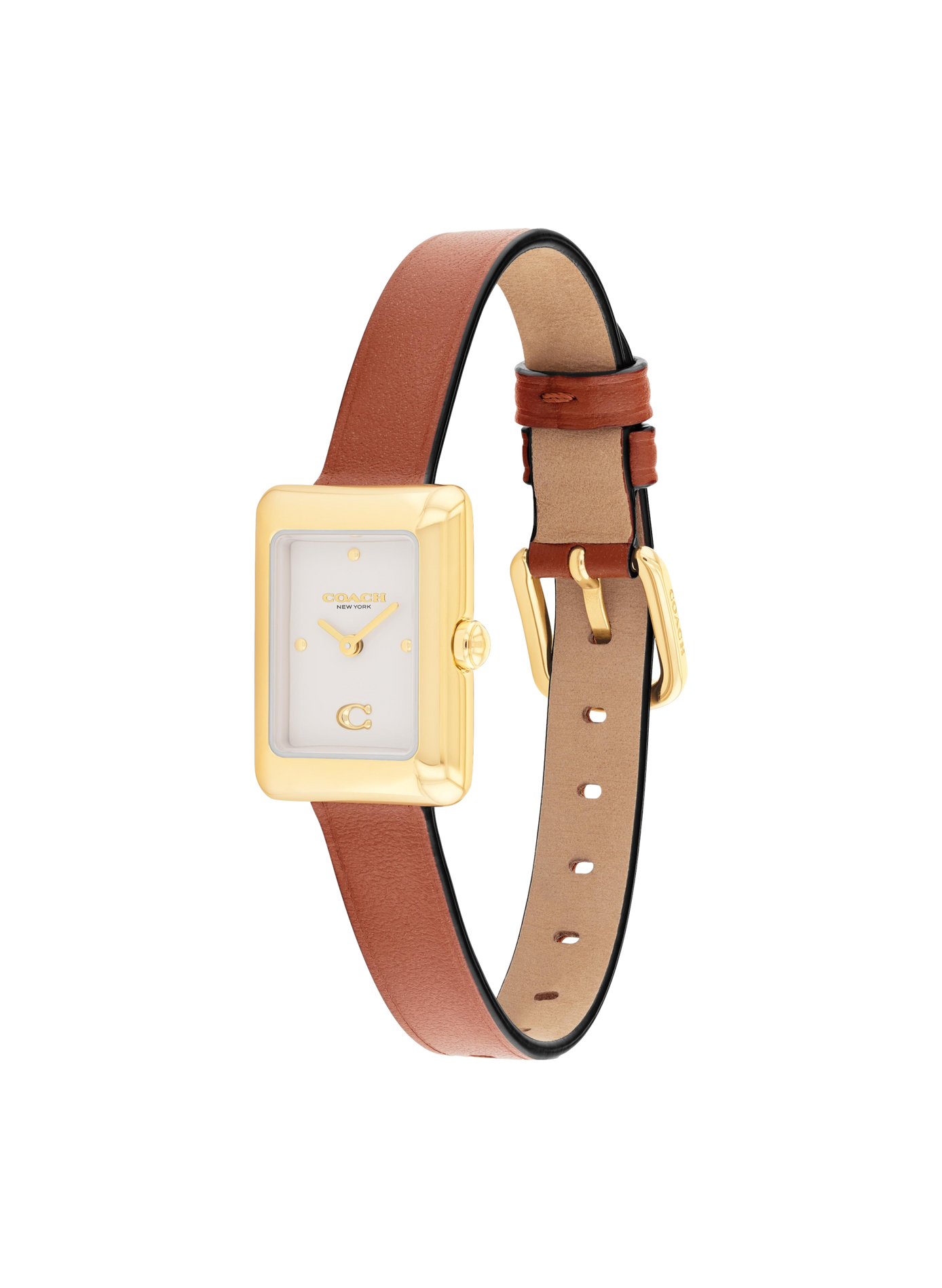 Montre quartz Mara en cuir COACH MONTRES Marron