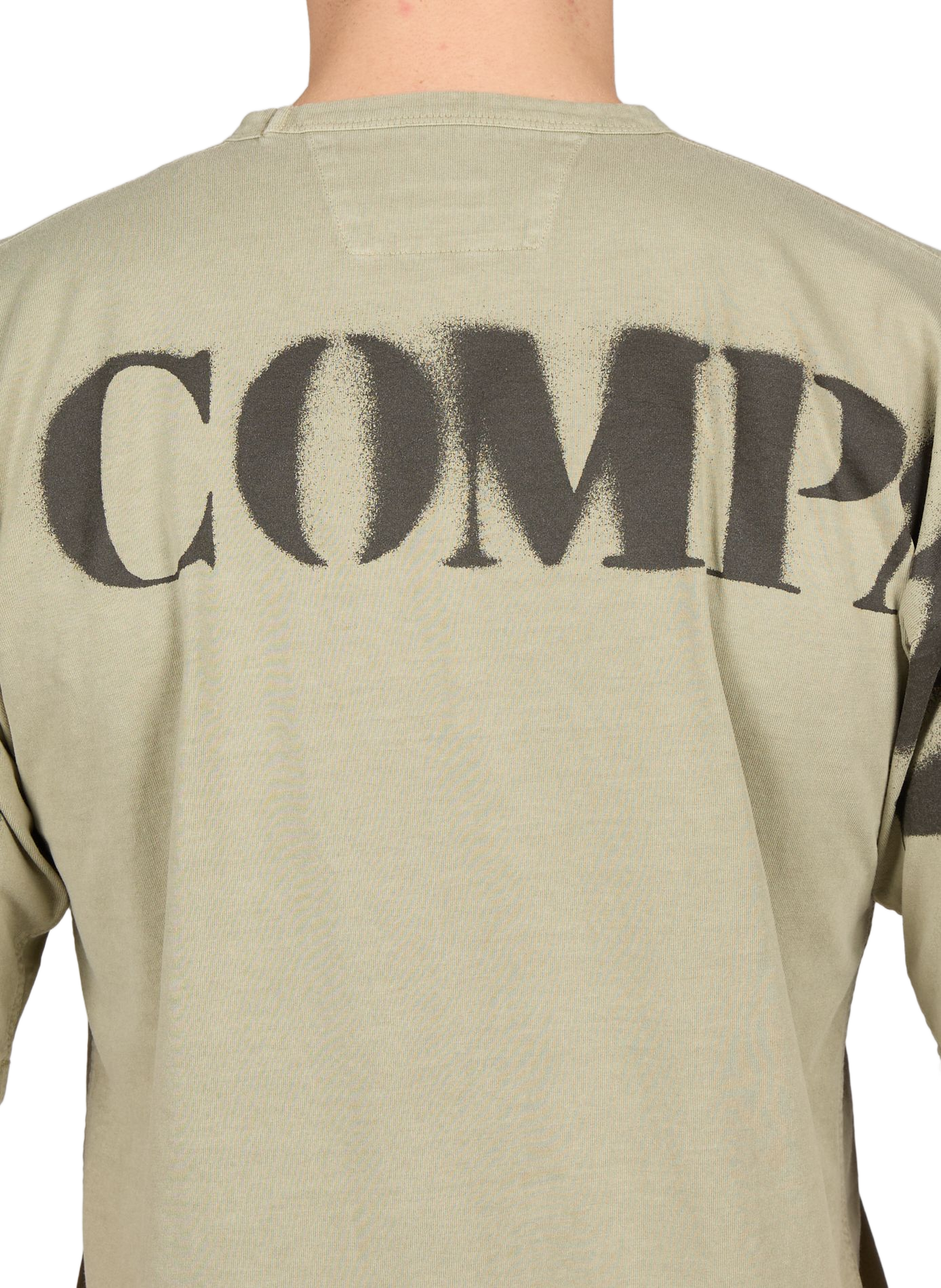 Bedrukt katoenen T-shirt CP COMPANY Groen