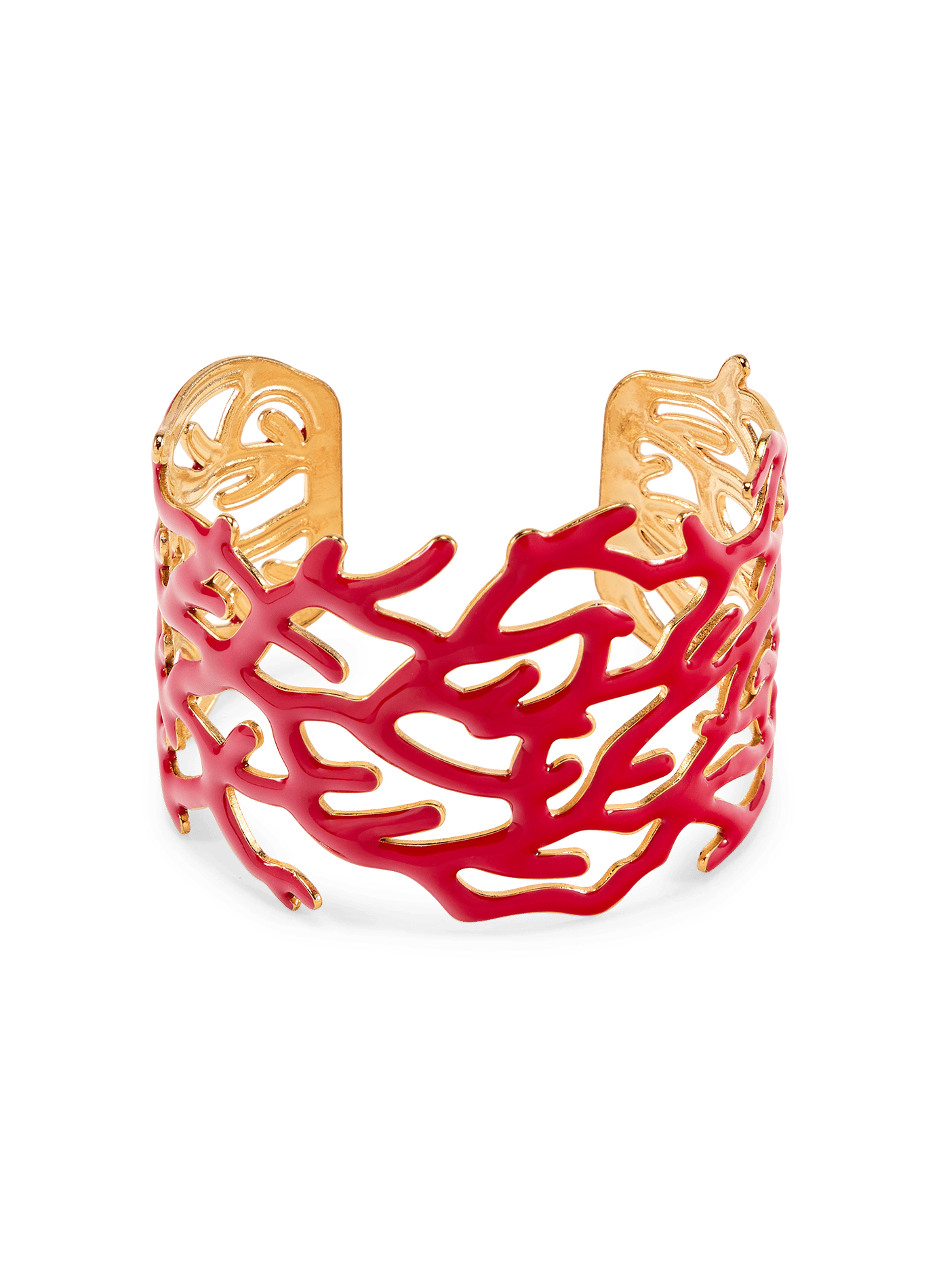 Bracelet manchette AU PRINTEMPS PARIS Rouge