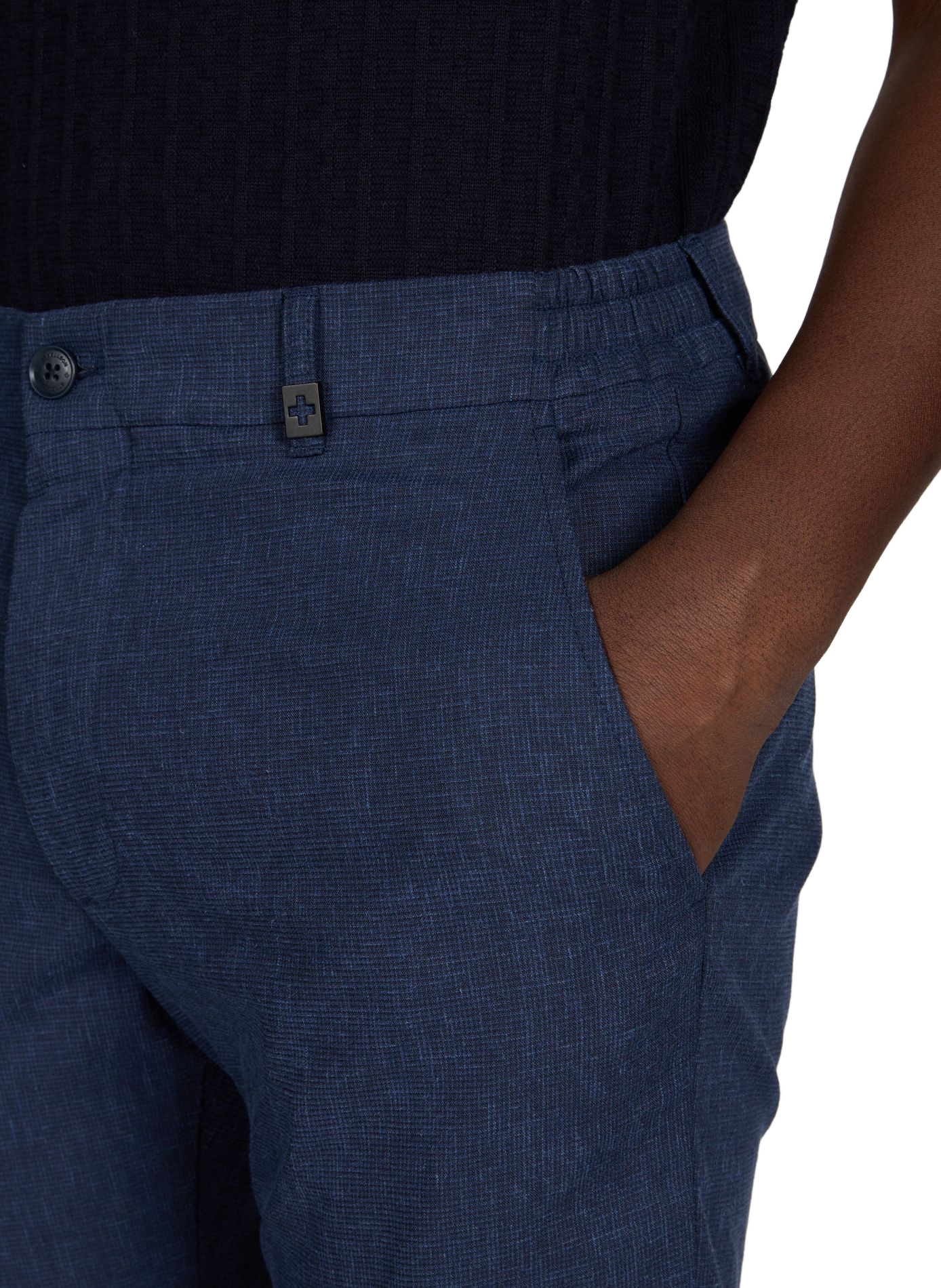 Bedford slim-fit cotton trousers STRELLSON Blue