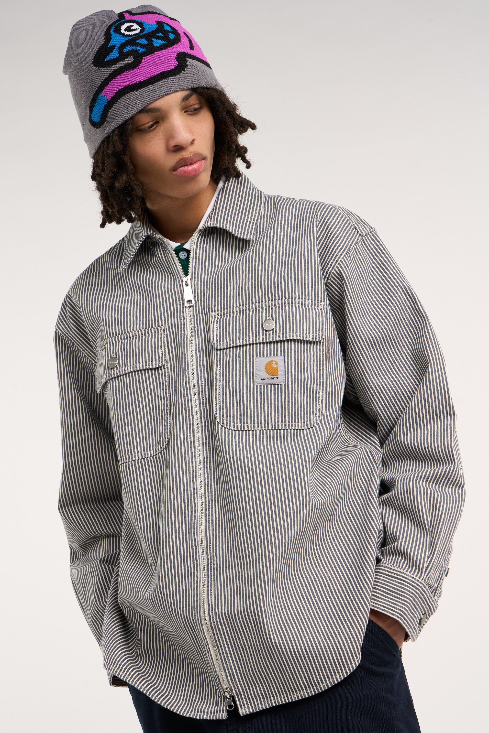 Surchemise mercer shirt jac CARHARTT WIP Gris