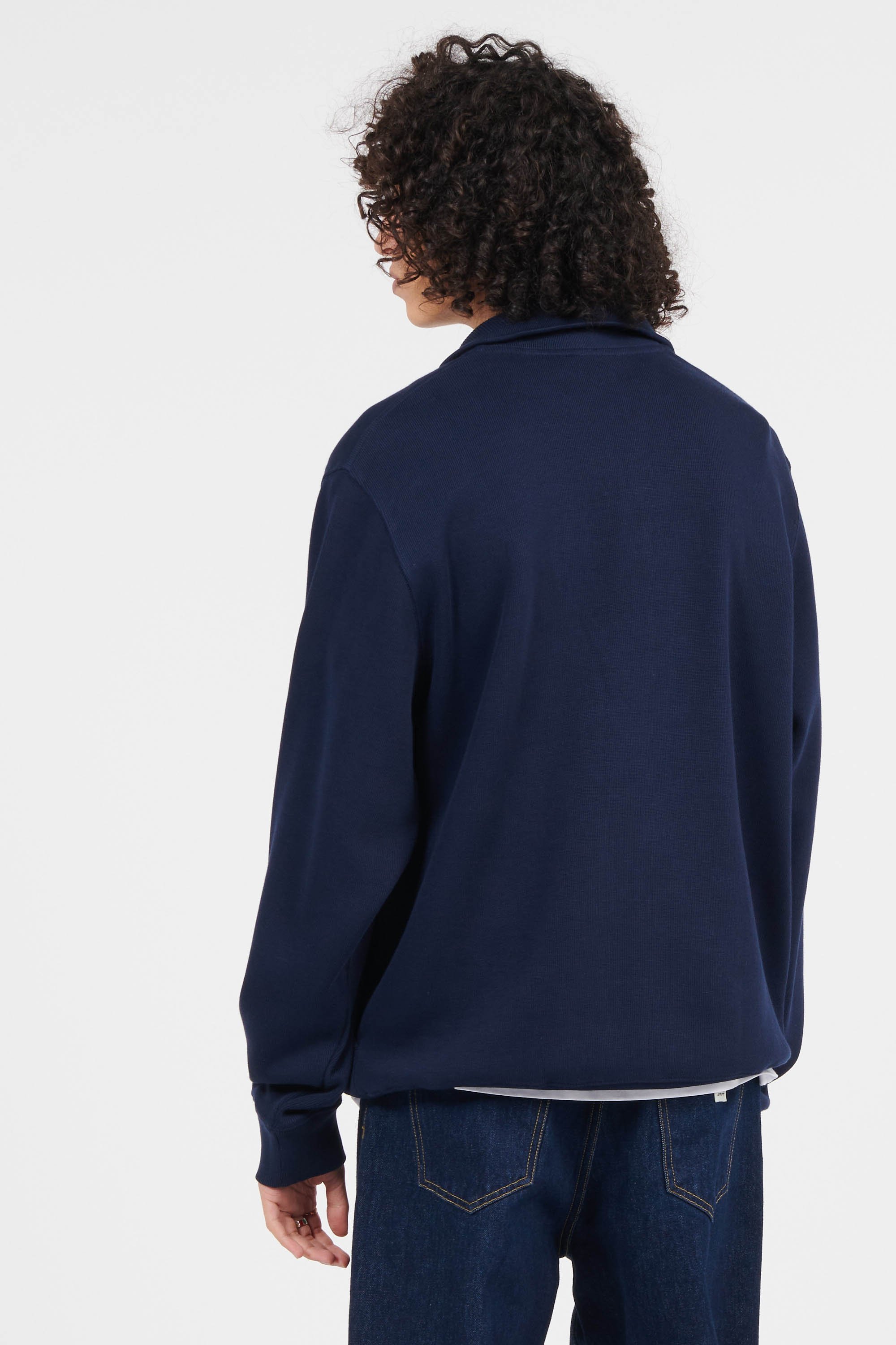 Sweatshirt core 1/4 zip LACOSTE Bleu
