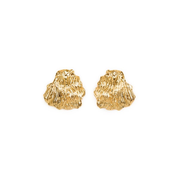 Boucles d'oreilles plissées Boucles d'oreilles plissées