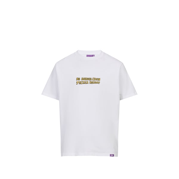 T-shirt droit imprimé en coton T-shirt droit imprimé en coton