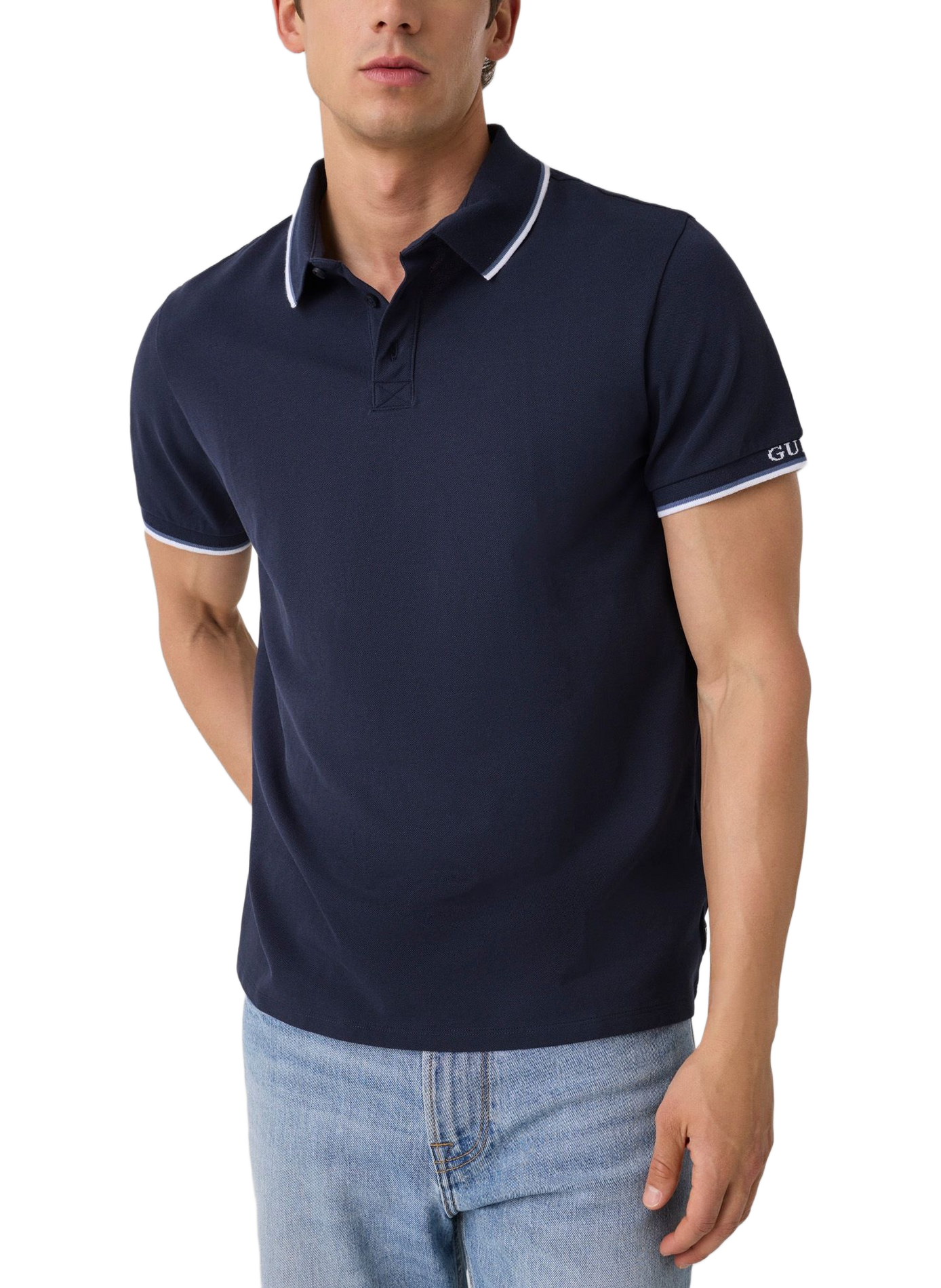 POLO SHIRT GUESS Blue