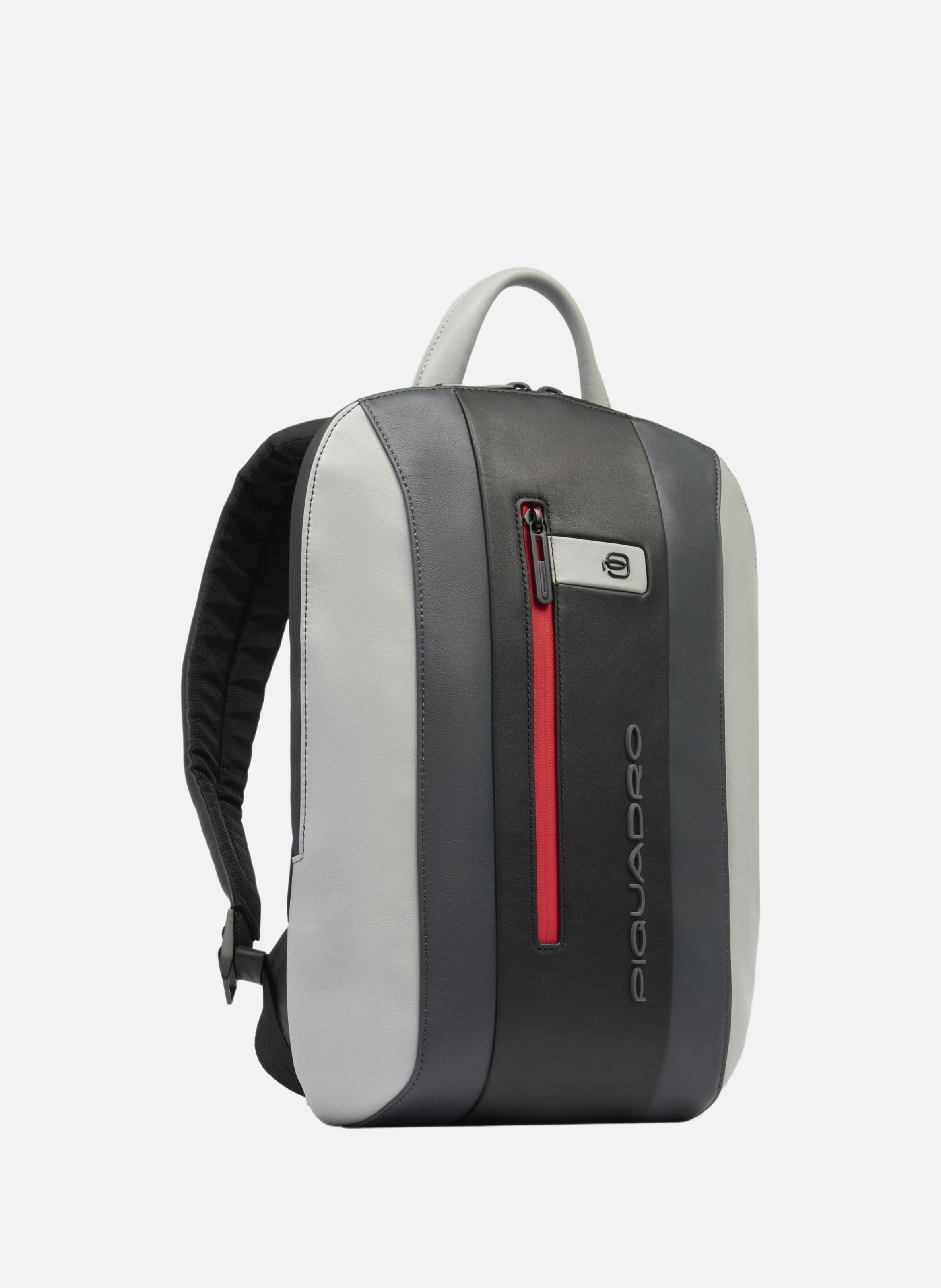 Small size, laptop backpack PIQUADRO Grey
