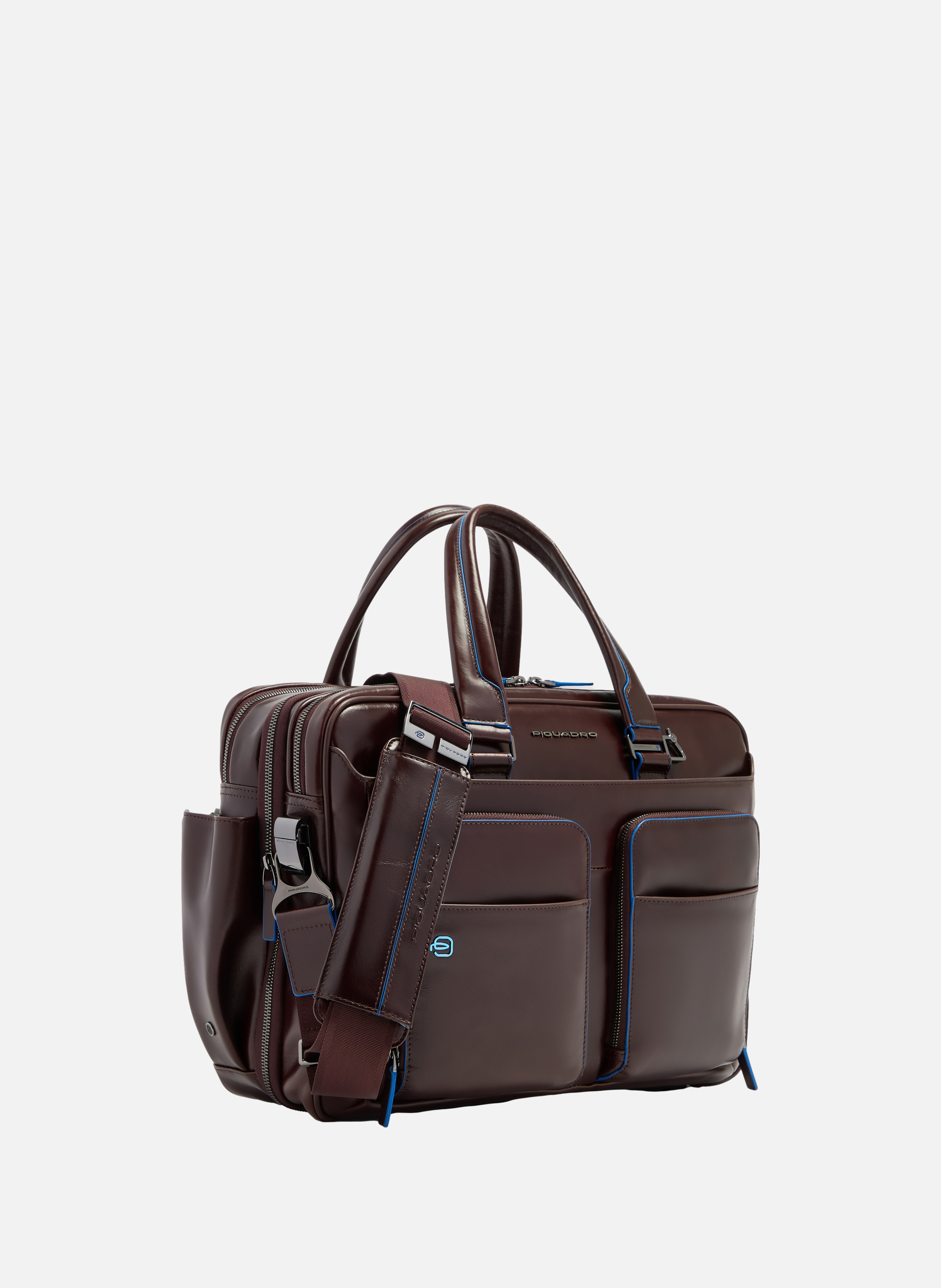 Sac pour ordinateur 15,6" extensible PIQUADRO Marron