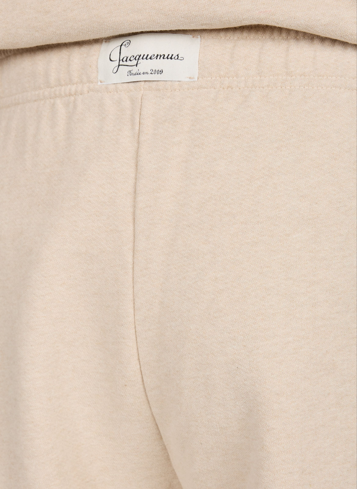 Effen ruimvallende Montaigne-joggingbroek JACQUEMUS Beige
