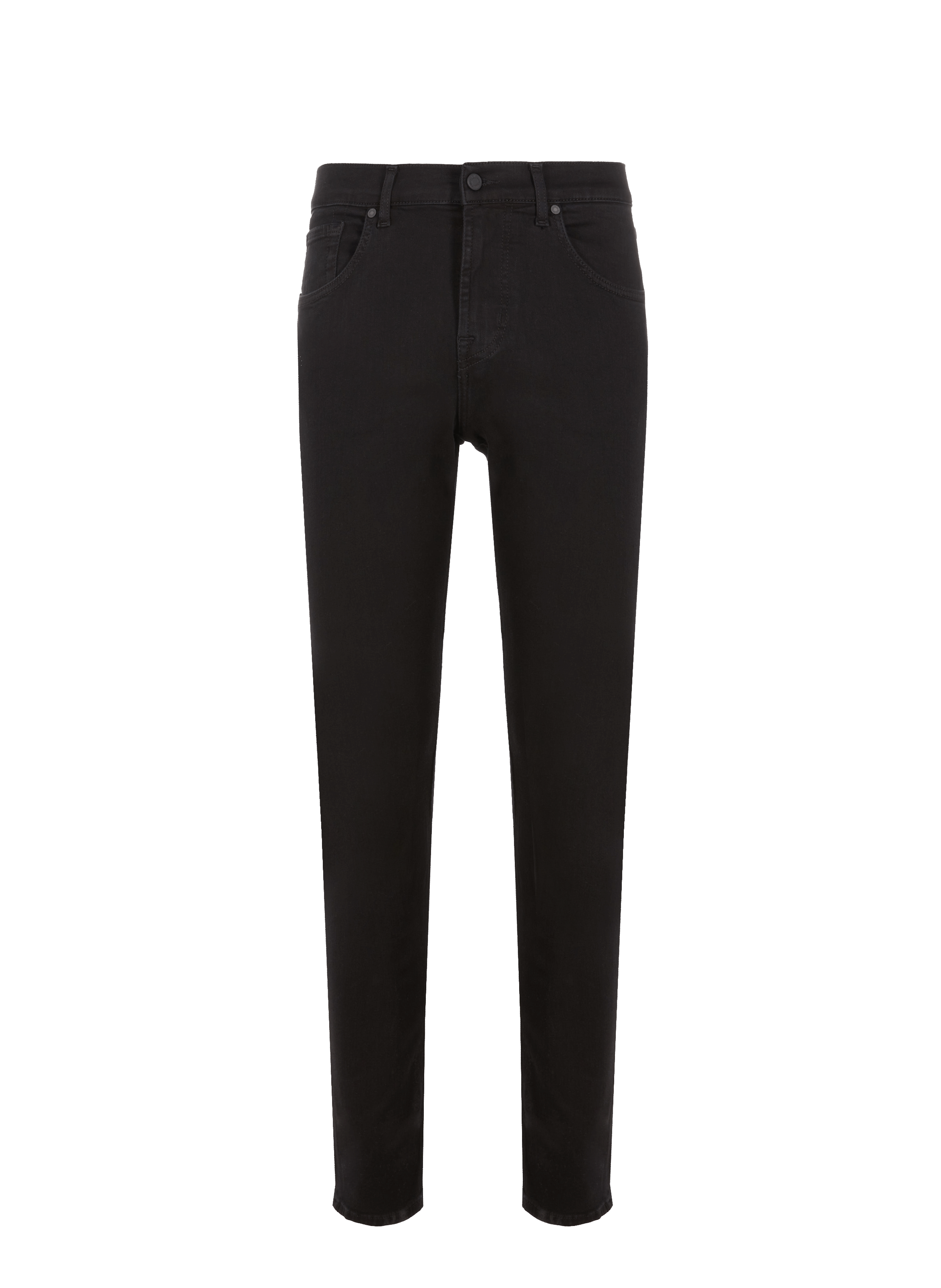 7 FOR ALL MANKIND Jean Slimmy Tapered en coton stretch mélangé Noir