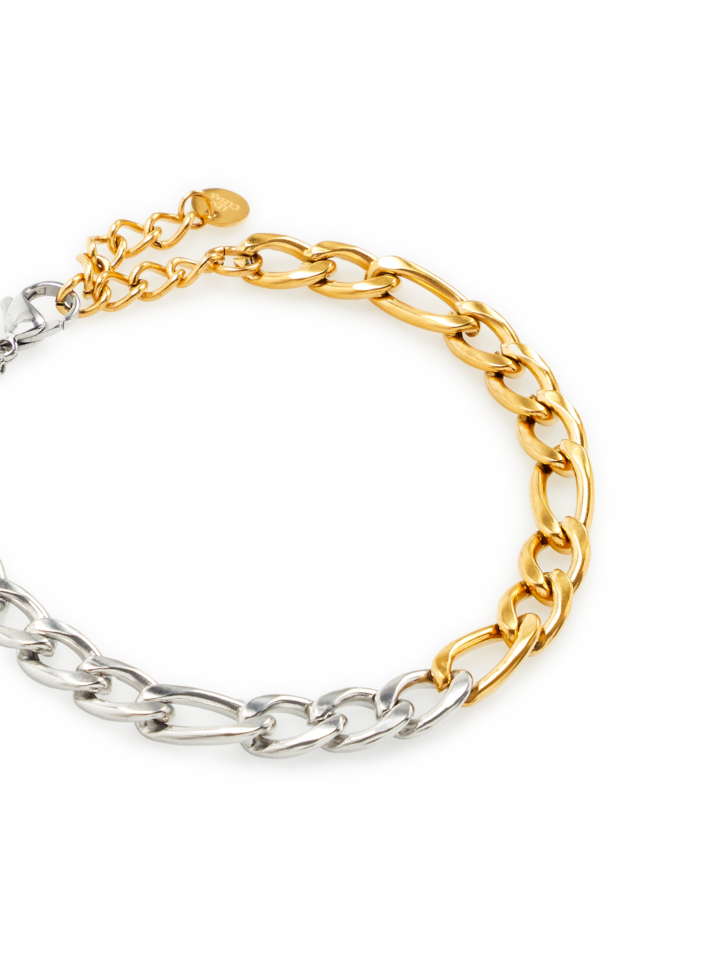 Bracelet bicolore en acier