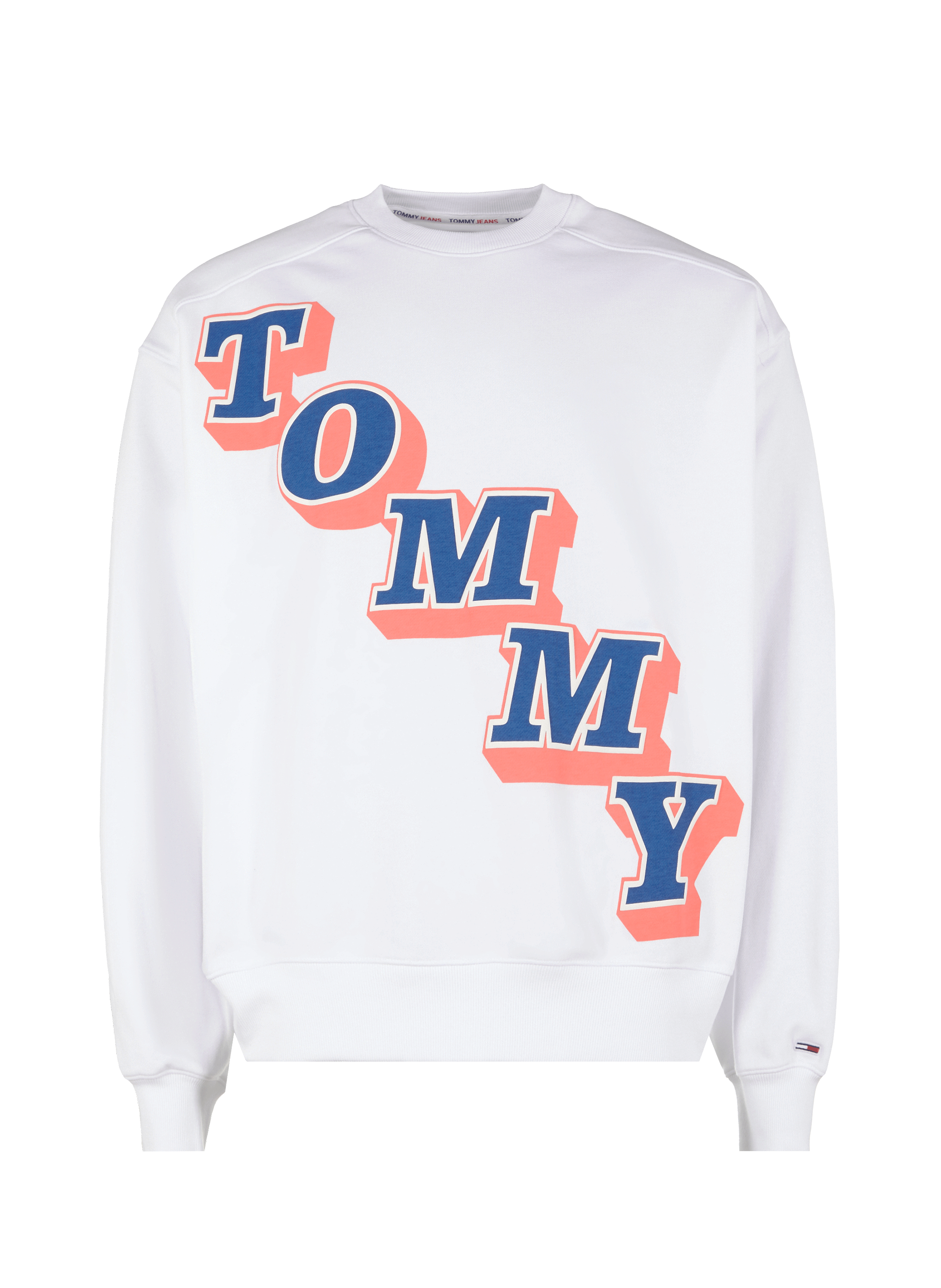 Sweatshirt ample en coton mélangé