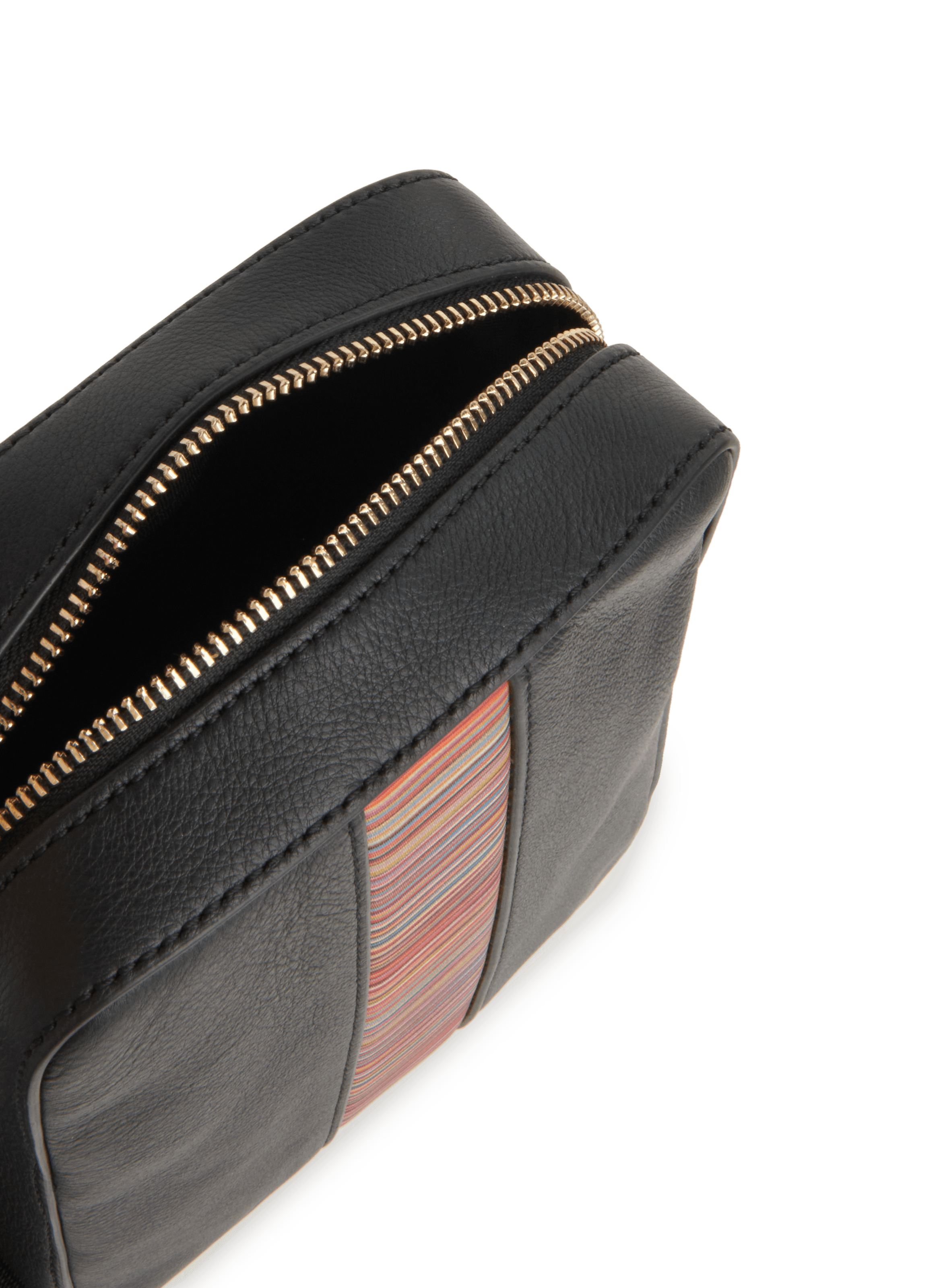 Sac à bandoulière en cuir PAUL SMITH Noir