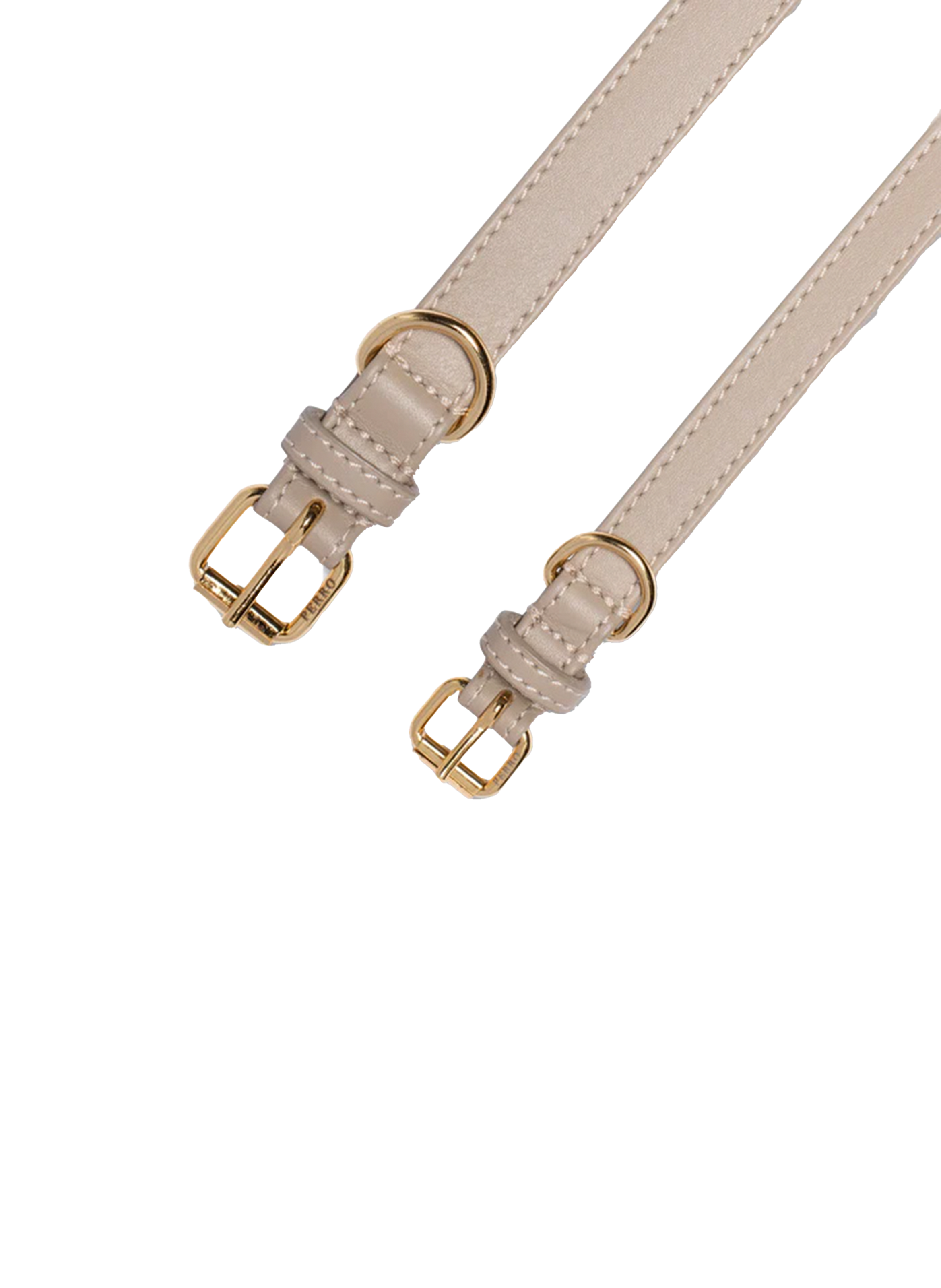 Leather necklace PERRO COLLECTION Beige
