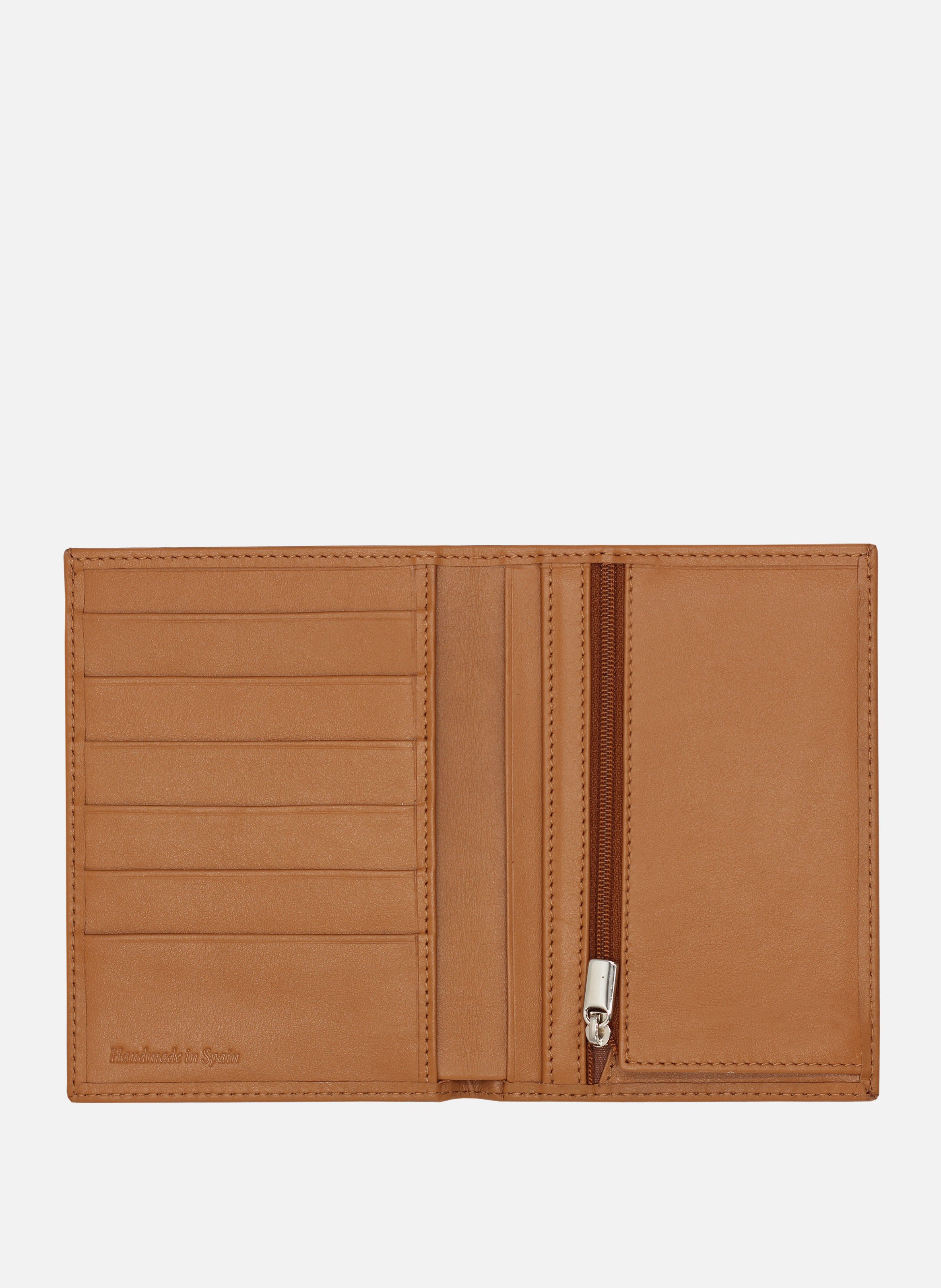 Portefeuille classique cuir JULES & JENN Marron