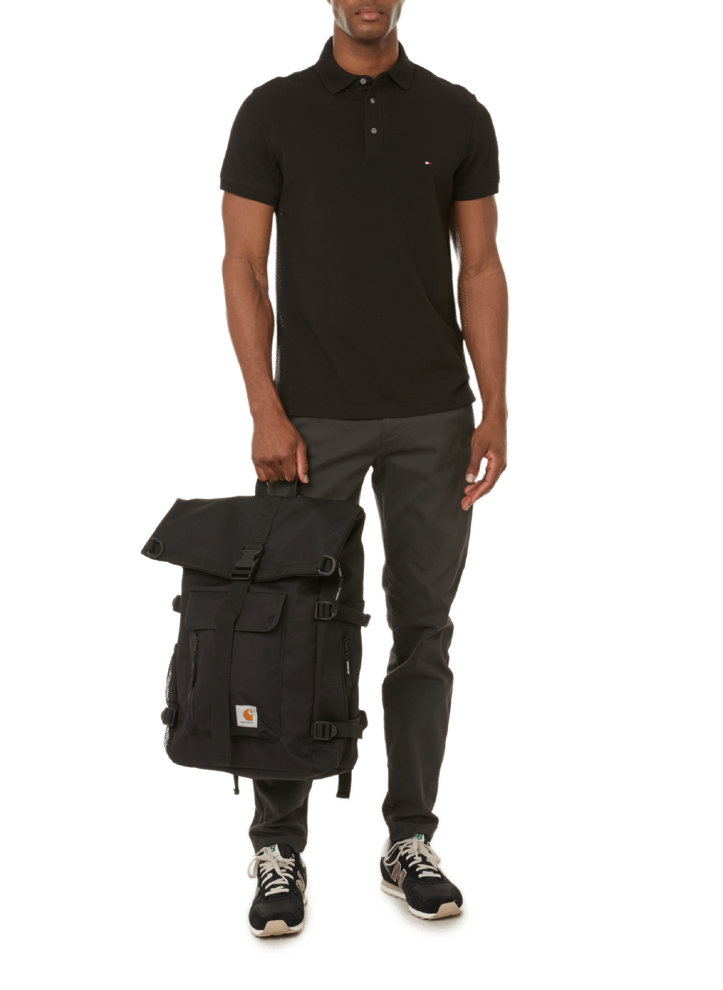 Iconic 1985 organic cotton polo shirt TOMMY HILFIGER Black