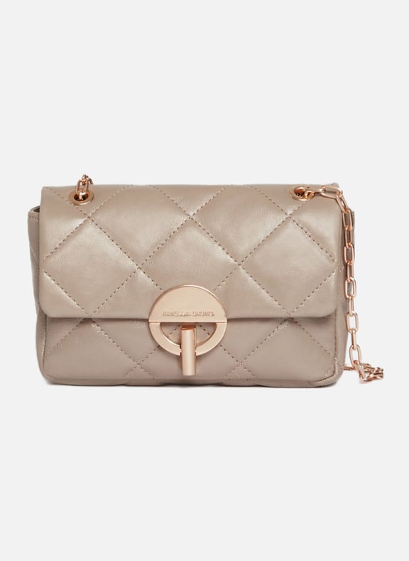 Moyen sac moon en cuir Beige by VANESSA BRUNO VANESSA BRUNO Moyen sac moon en cuir Beige