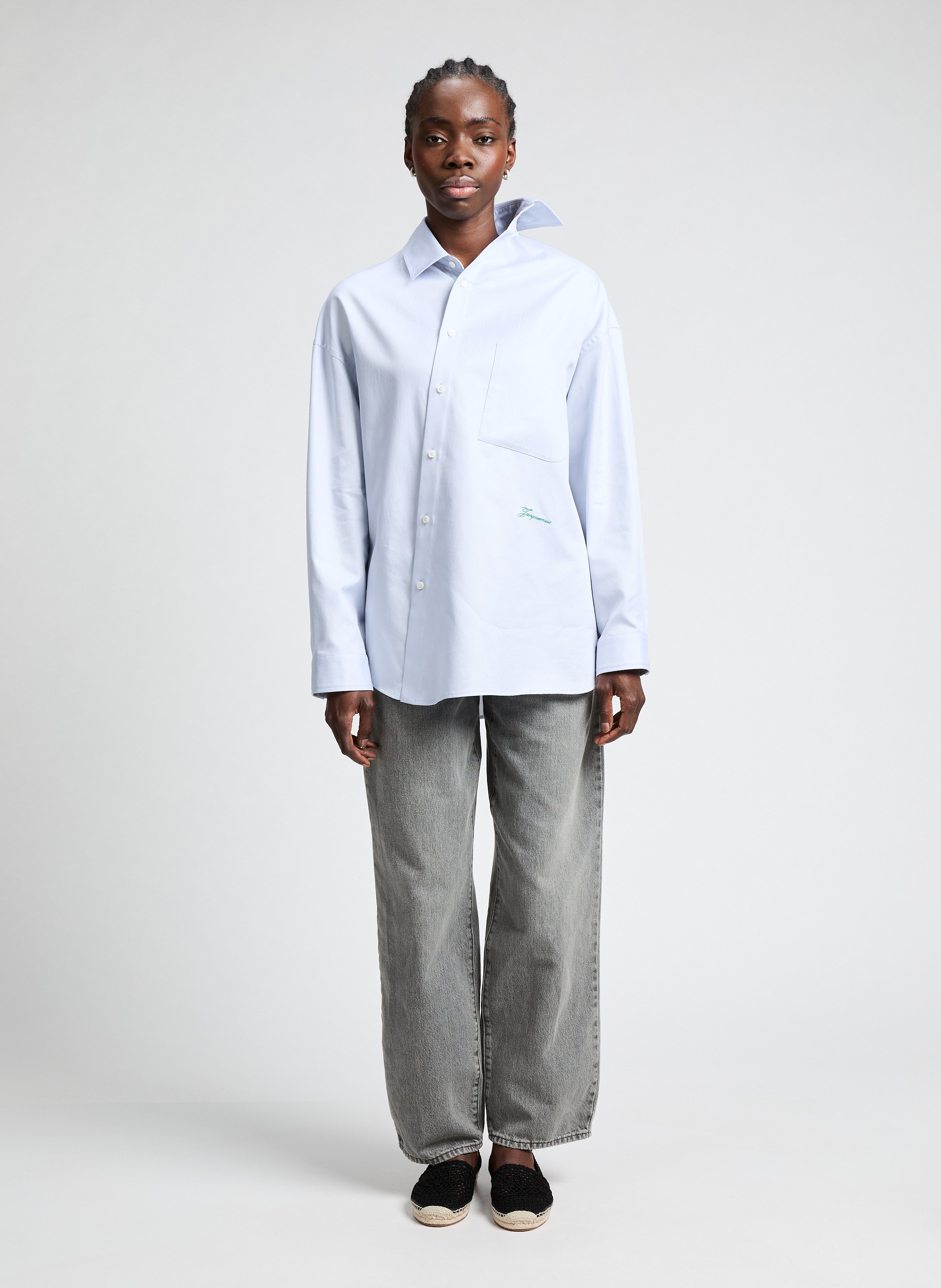The Cuadro shirt JACQUEMUS Grey