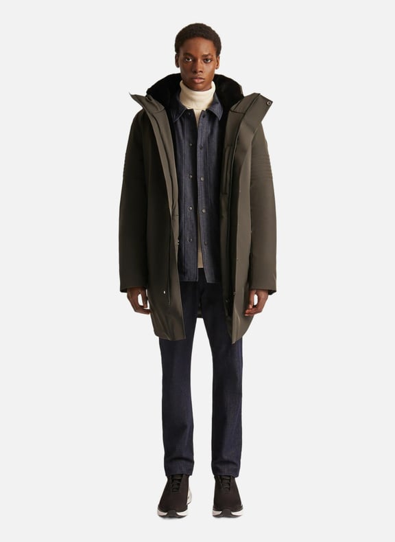 Manteau colin col montant coupe oversize Vert by FUSALP FUSALP Manteau colin col montant coupe oversize Vert