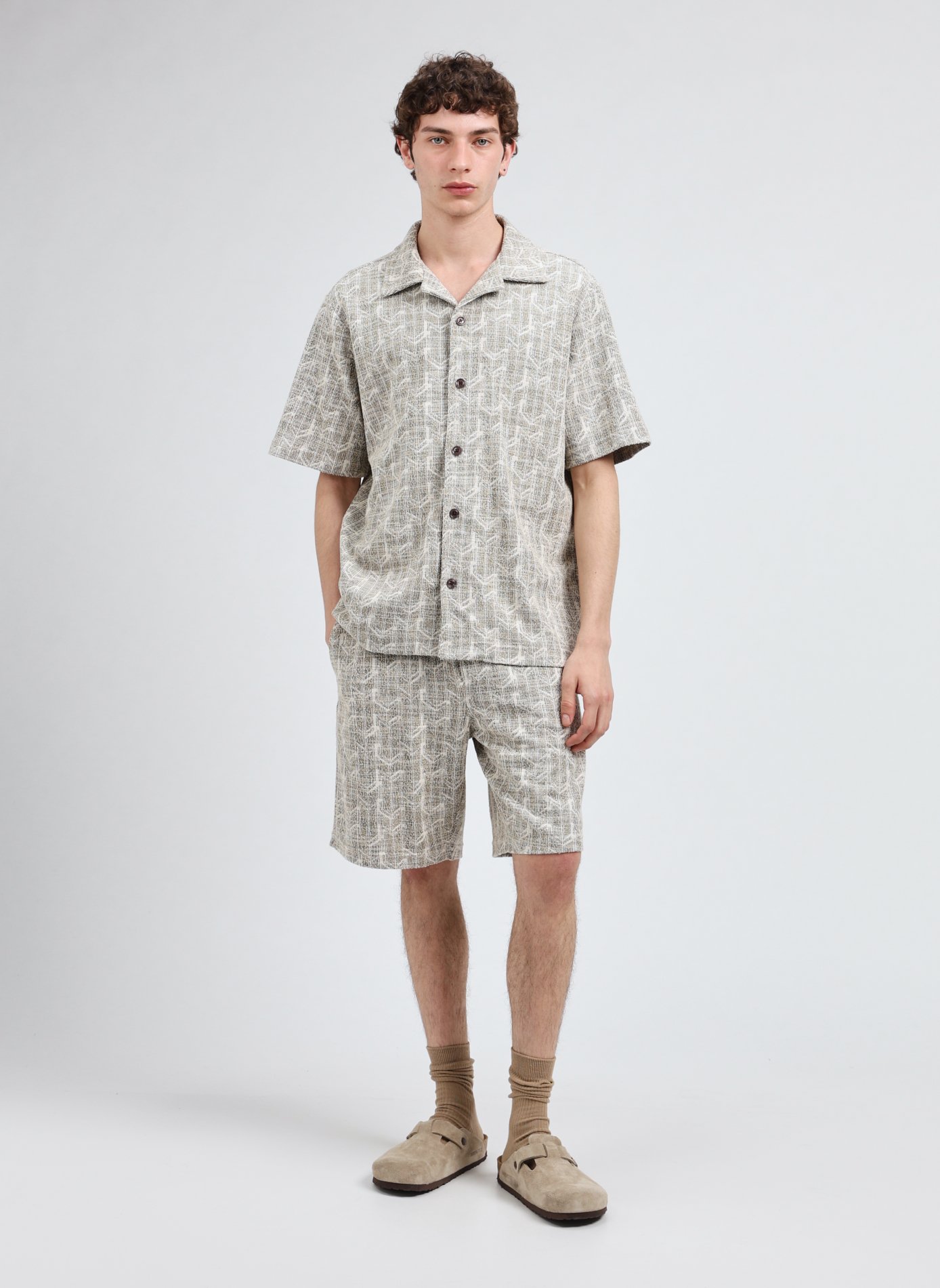 Jacquard shorts NN.07 Beige