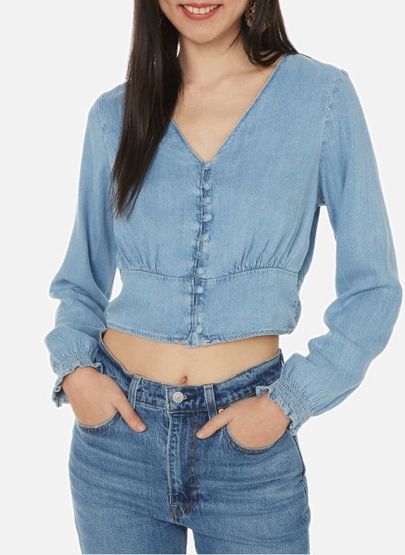Blouse en jean Bleu by LEVI'S LEVI'S Blouse en jean Bleu