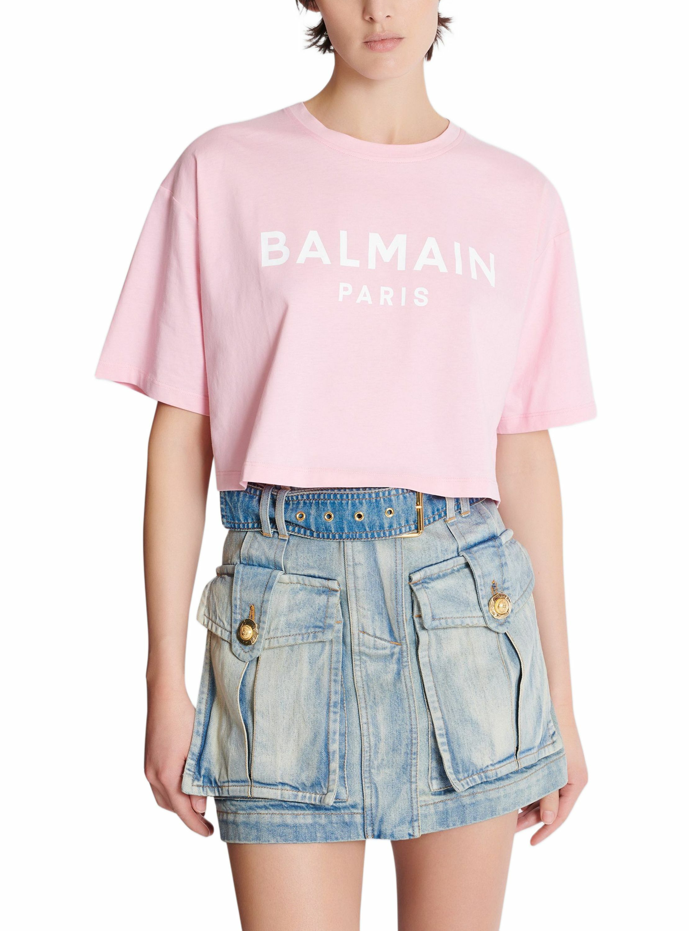 T-shirt imprimé balmain paris BALMAIN Multicolore